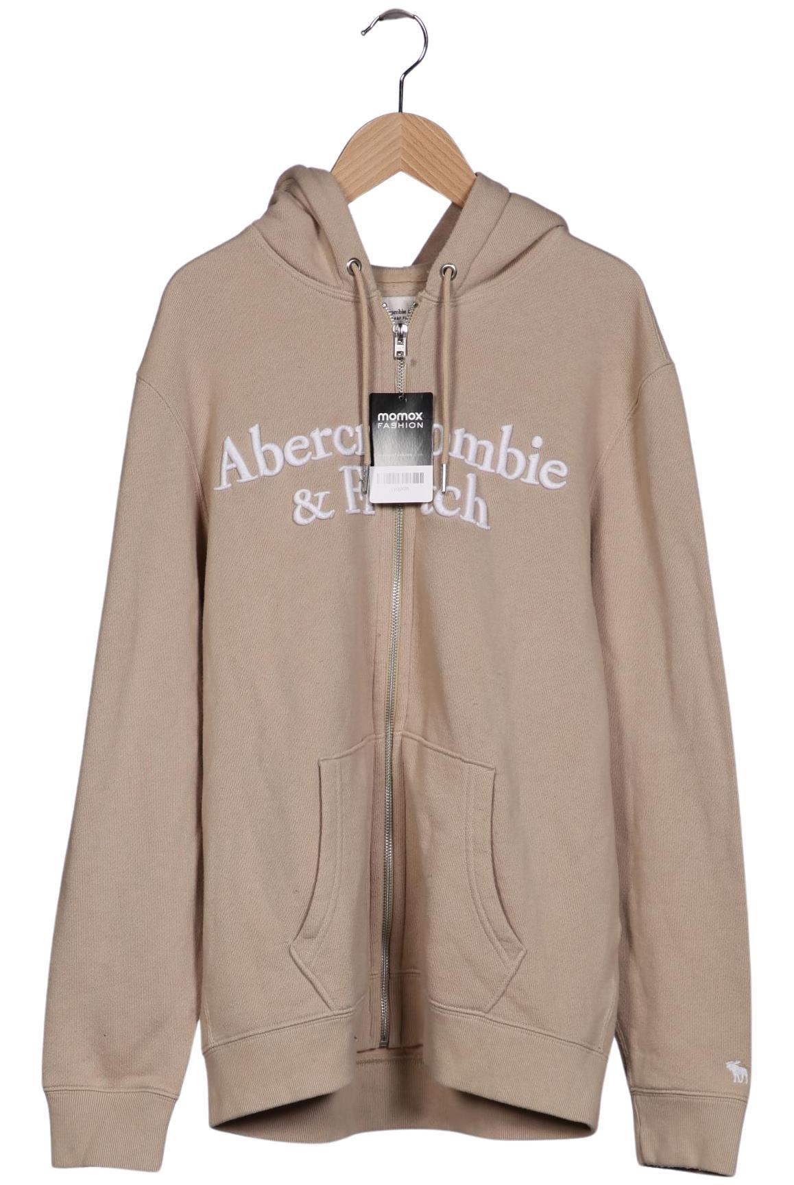 

Abercrombie & Fitch Herren Kapuzenpullover, beige, Gr. 48