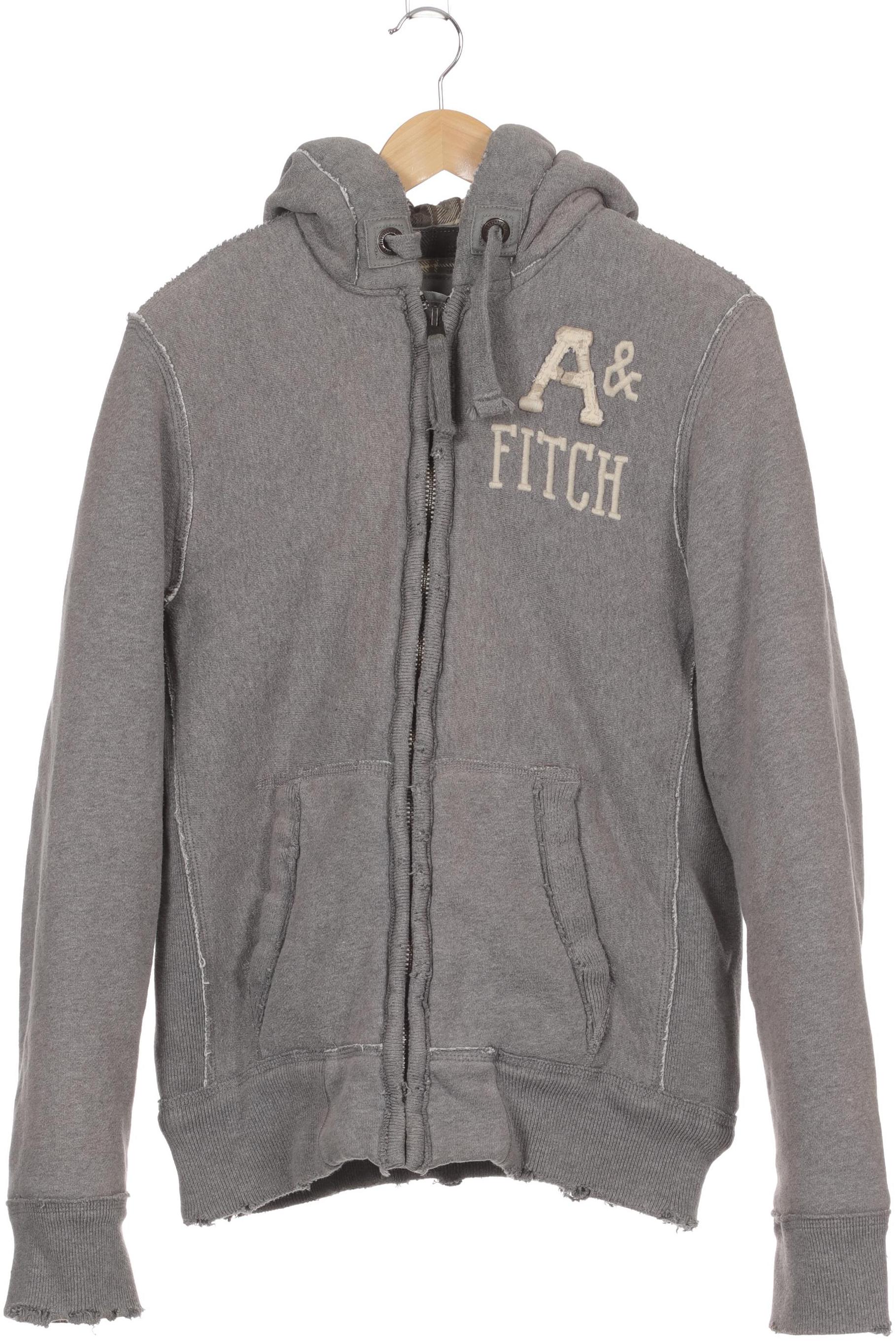 

Abercrombie & Fitch Herren Kapuzenpullover, grau, Gr.