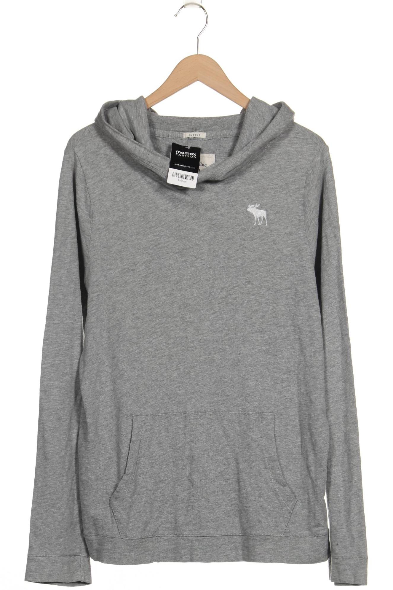

Abercrombie & Fitch Herren Kapuzenpullover, grau, Gr. 56