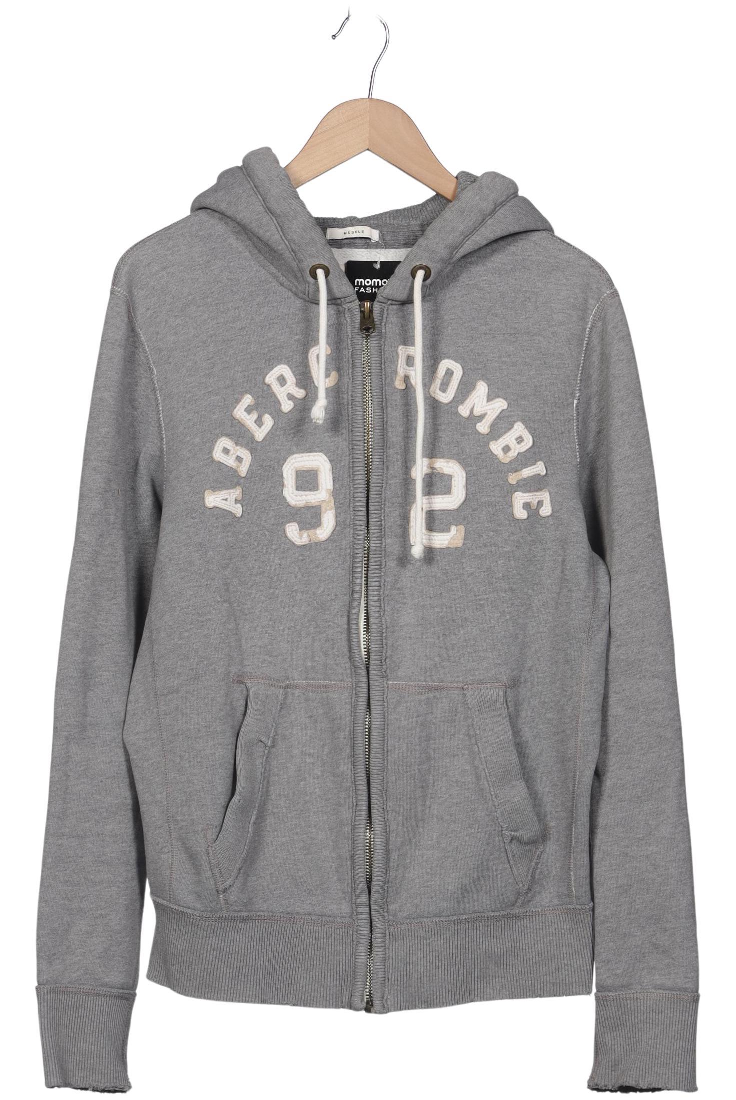 

Abercrombie & Fitch Herren Kapuzenpullover, grau, Gr. 52