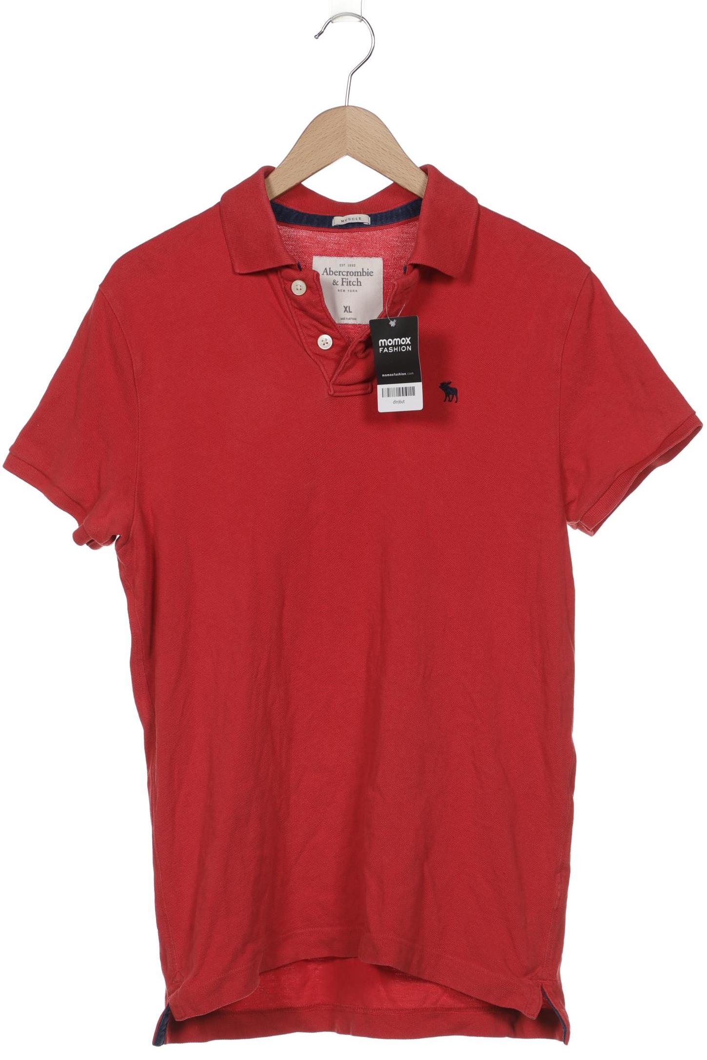 

Abercrombie & Fitch Herren Poloshirt, rot, Gr. 54