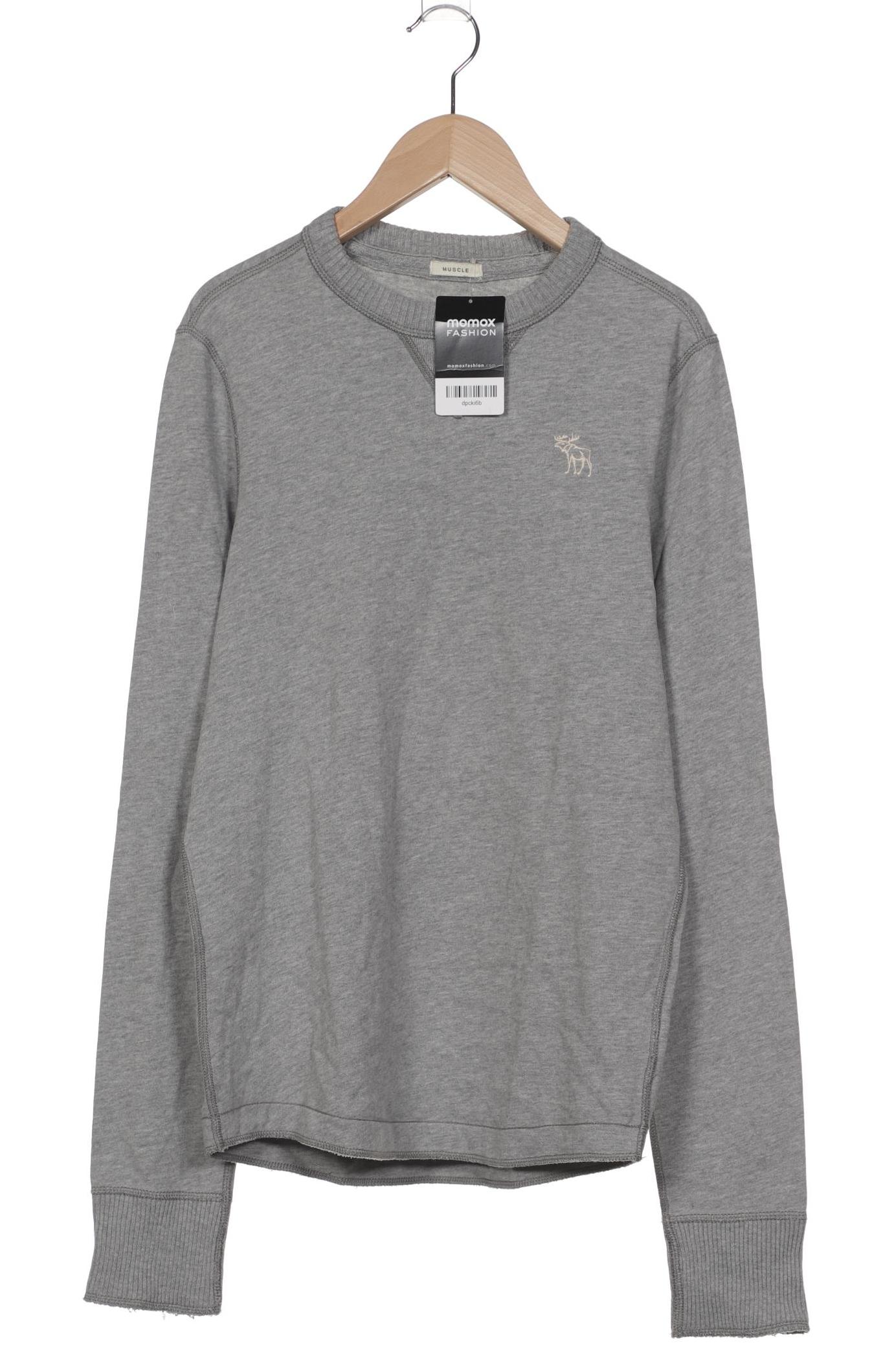 

Abercrombie & Fitch Herren Langarmshirt, grau, Gr. 46