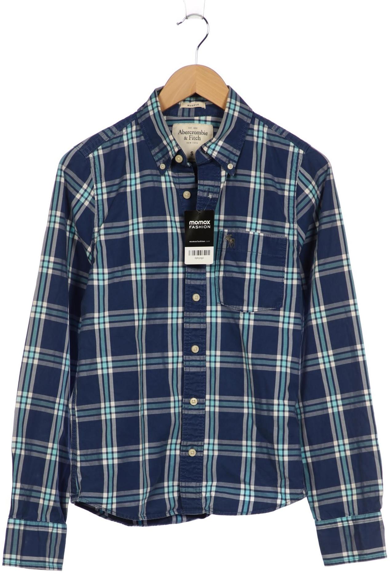 

Abercrombie & Fitch Herren Hemd, marineblau, Gr. 46
