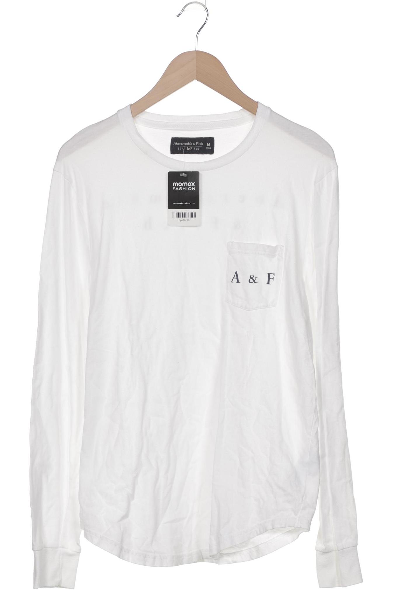 

Abercrombie & Fitch Herren Langarmshirt, weiß, Gr. 48