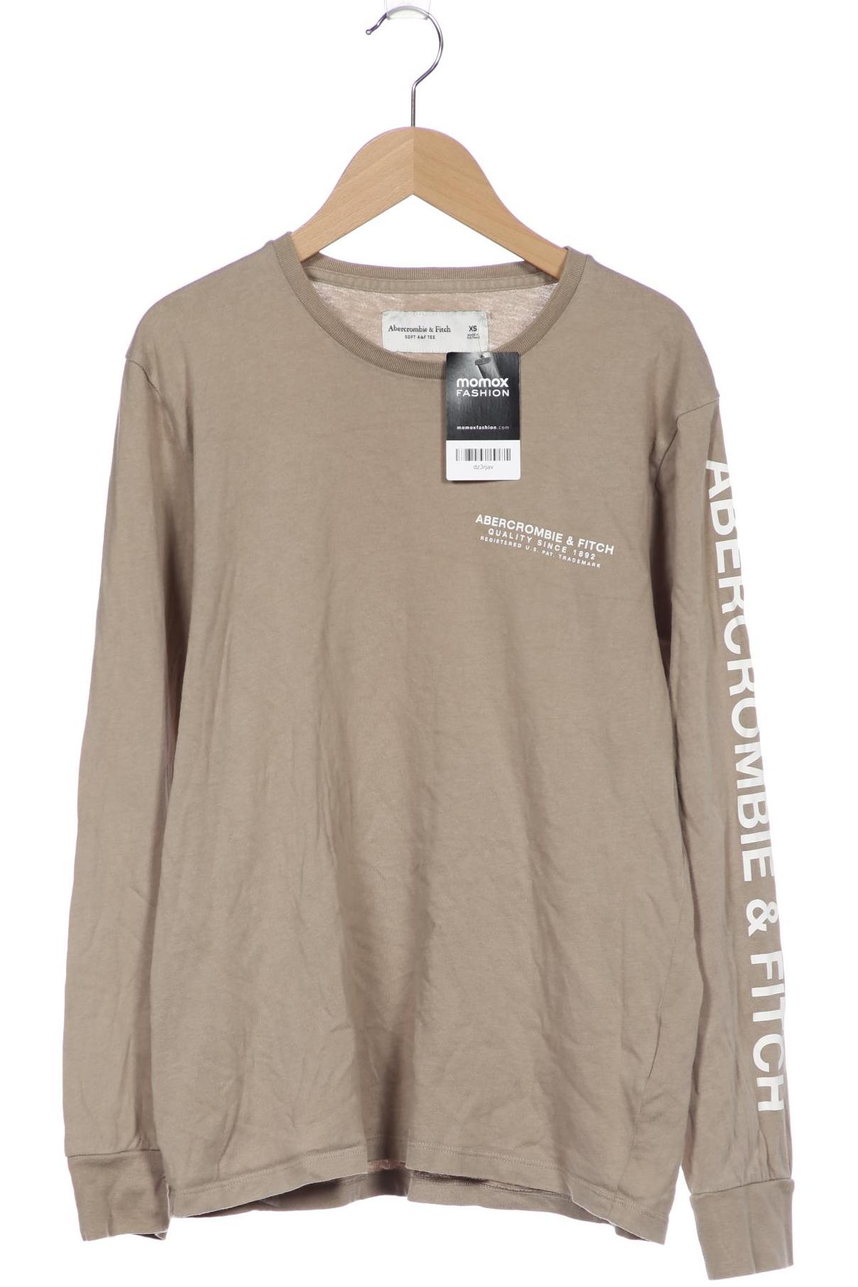 

Abercrombie & Fitch Herren Langarmshirt, beige