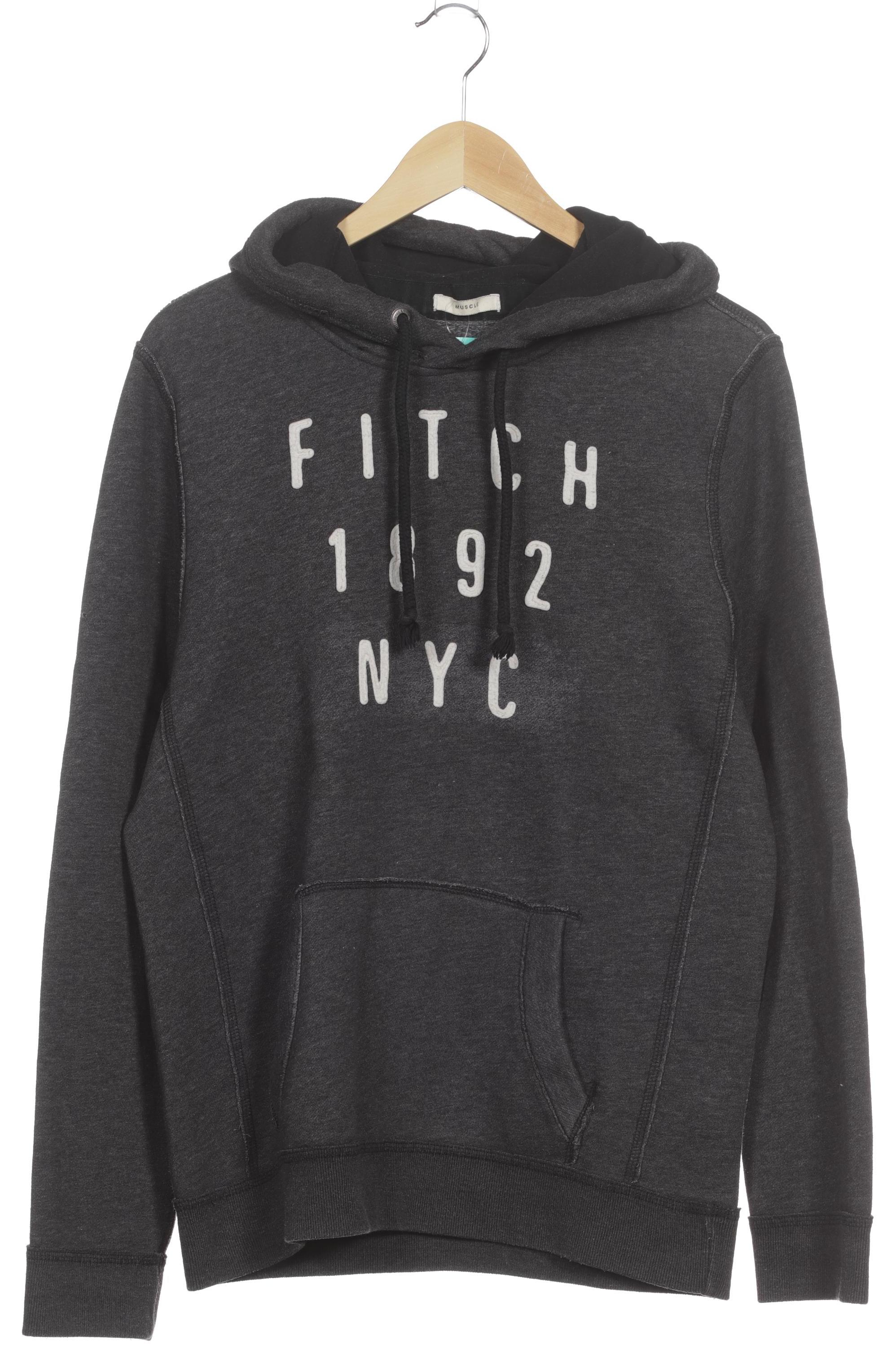 

Abercrombie & Fitch Herren Kapuzenpullover, grau, Gr.
