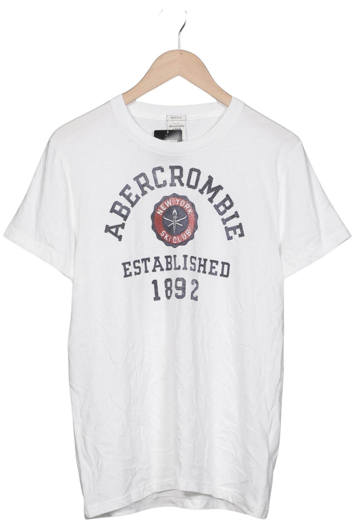 

Abercrombie & Fitch Herren T-Shirt, weiß, Gr. 52
