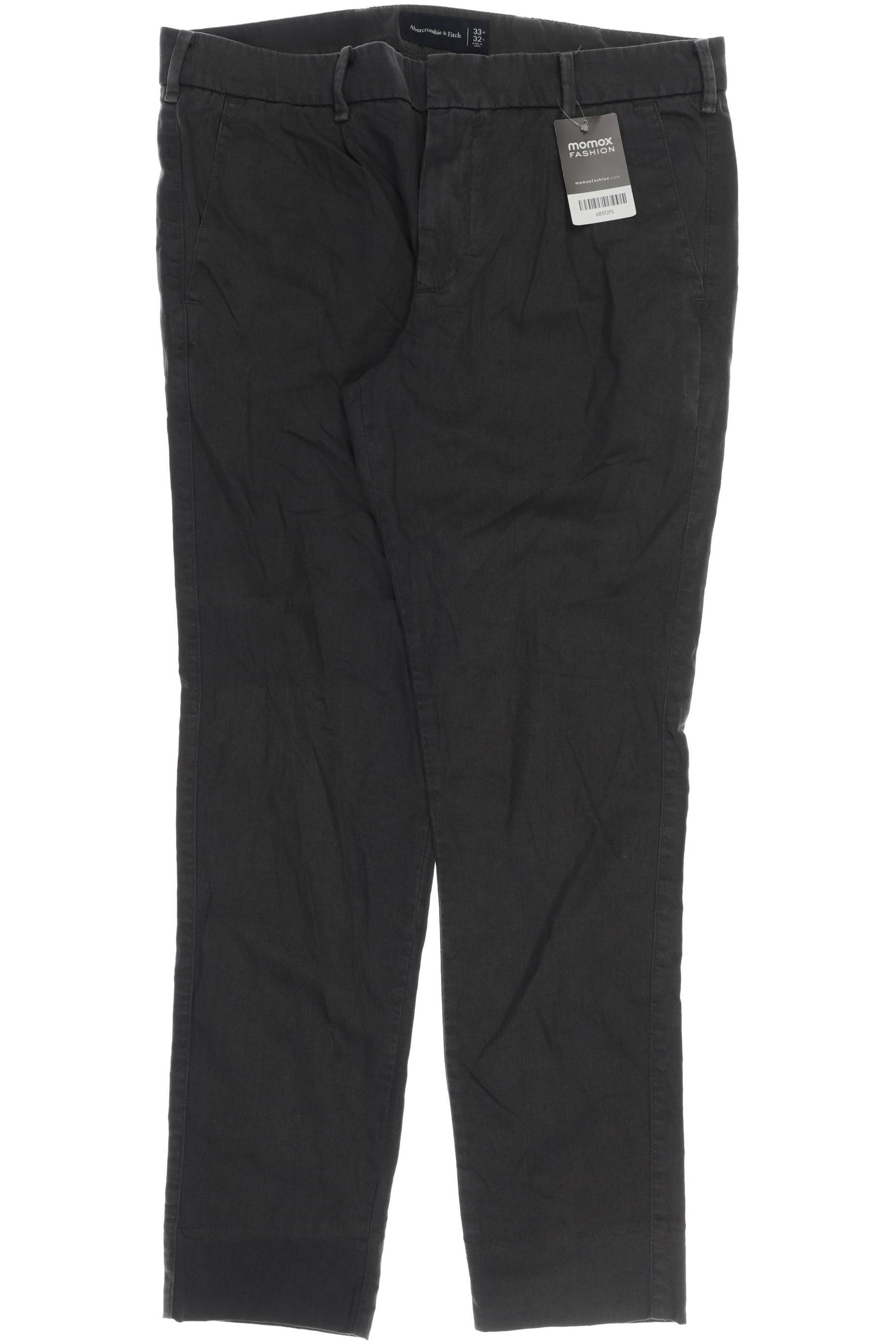 

Abercrombie & Fitch Herren Stoffhose, grau, Gr. 33