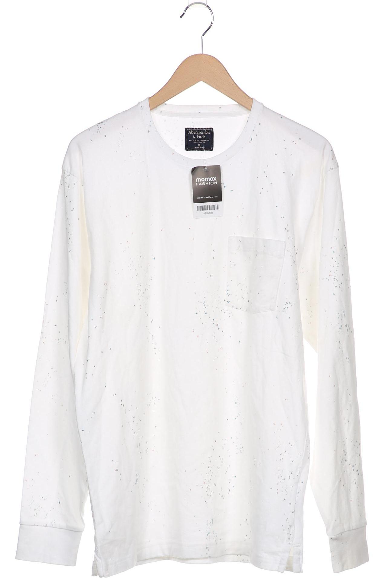 

Abercrombie & Fitch Herren Langarmshirt, weiß, Gr. 54
