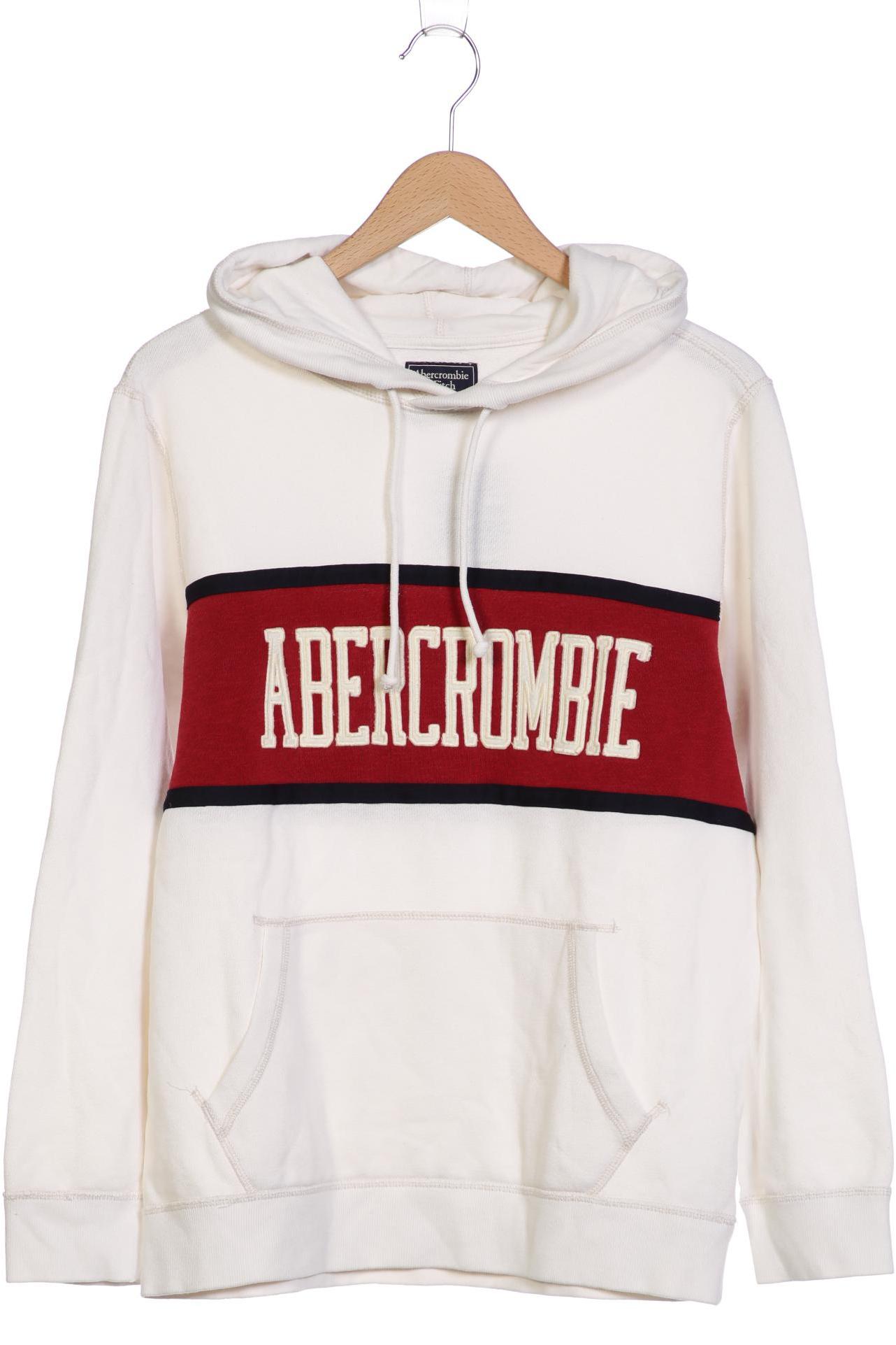 

Abercrombie & Fitch Herren Kapuzenpullover, weiß