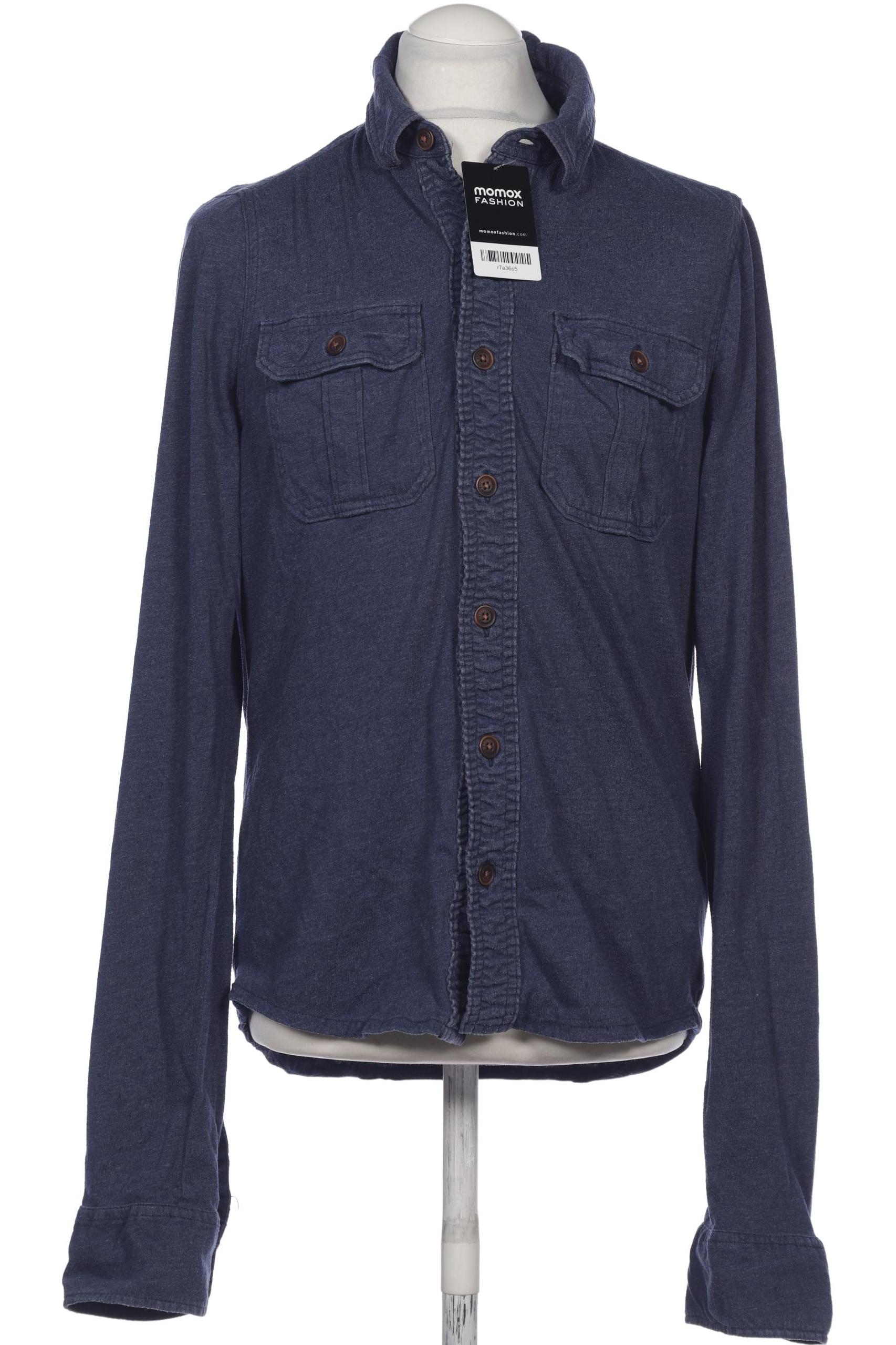 

Abercrombie & Fitch Herren Hemd, marineblau, Gr. 52