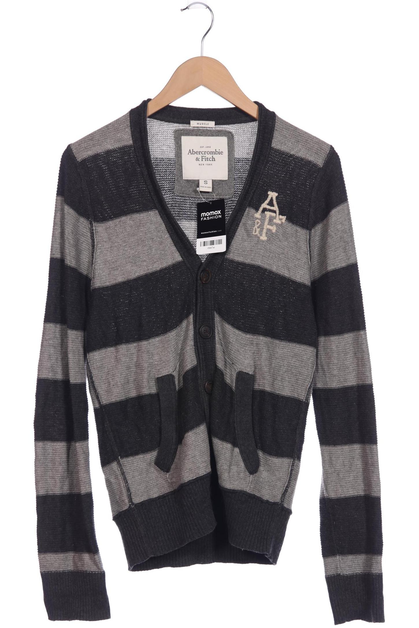 

Abercrombie & Fitch Herren Strickjacke, grau, Gr. 46