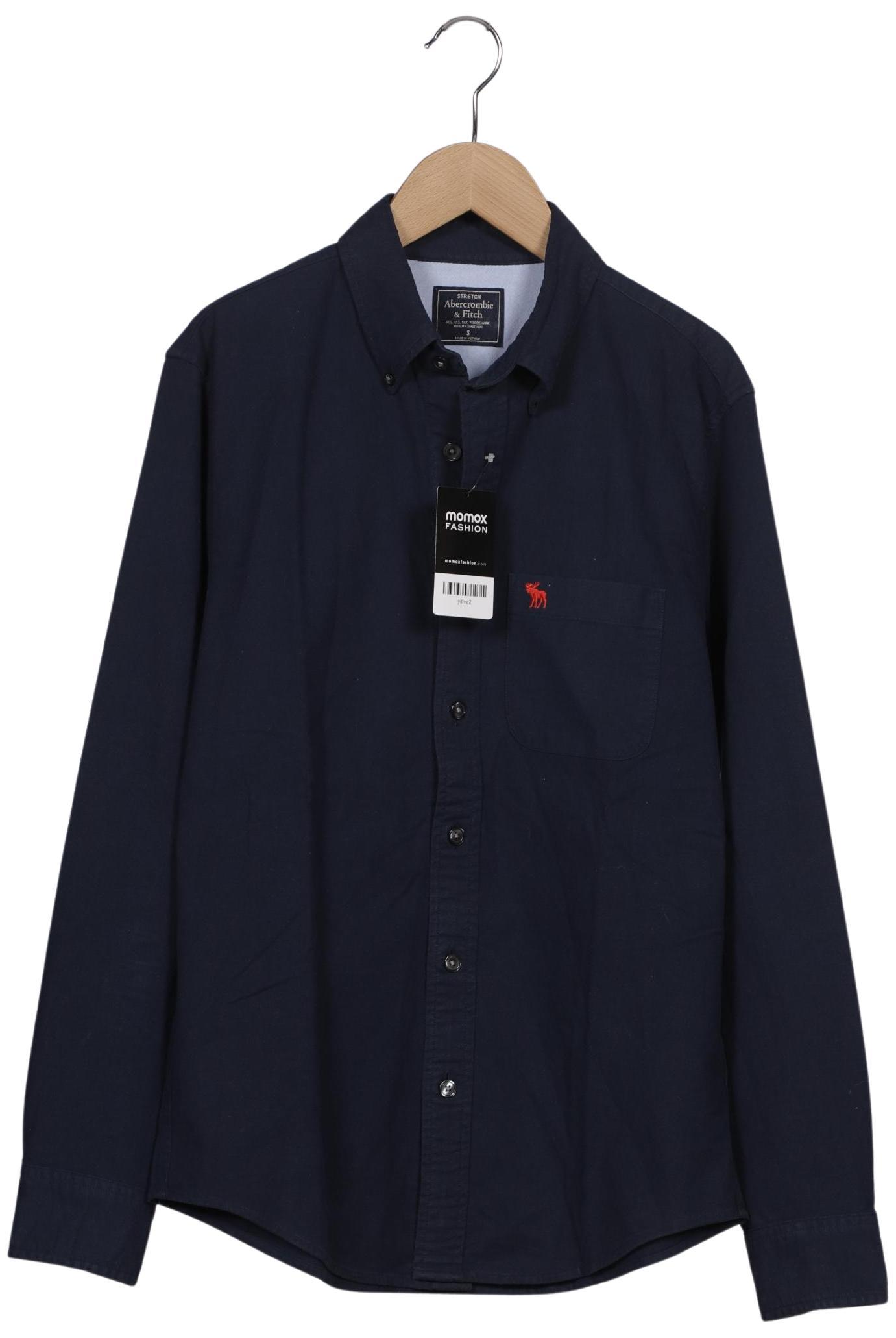 

Abercrombie & Fitch Herren Hemd, marineblau, Gr. 46