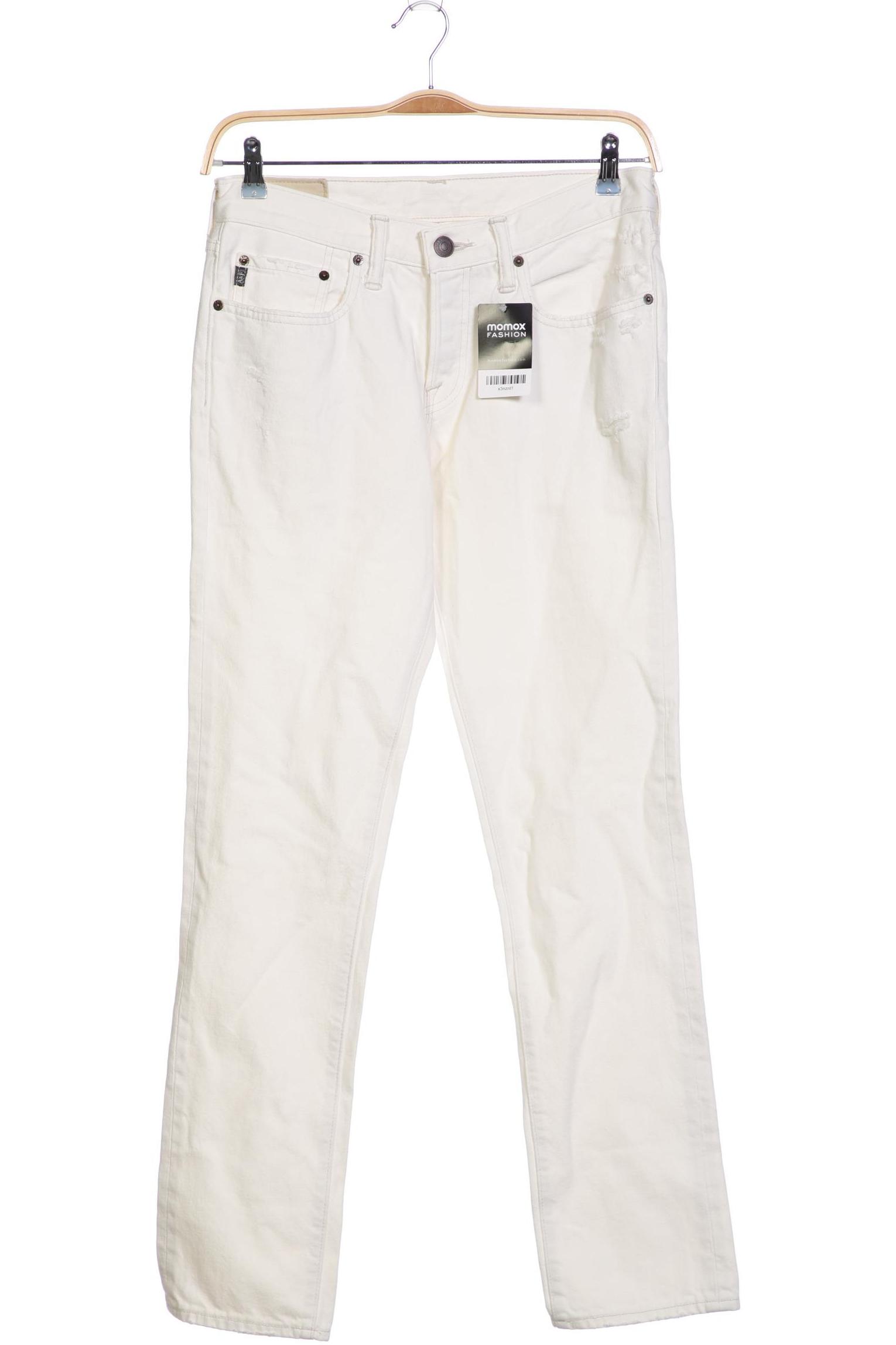 

Abercrombie & Fitch Herren Jeans, cremeweiß