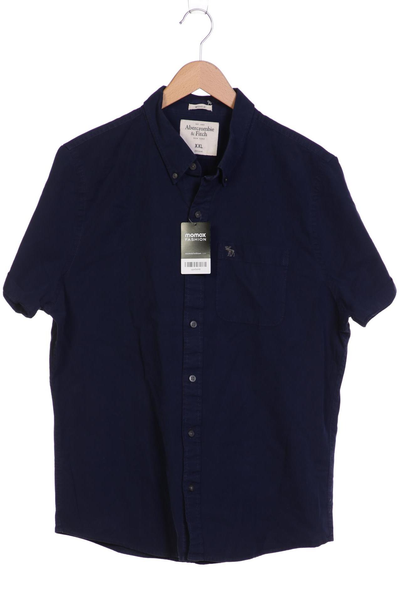 

Abercrombie & Fitch Herren Hemd, marineblau