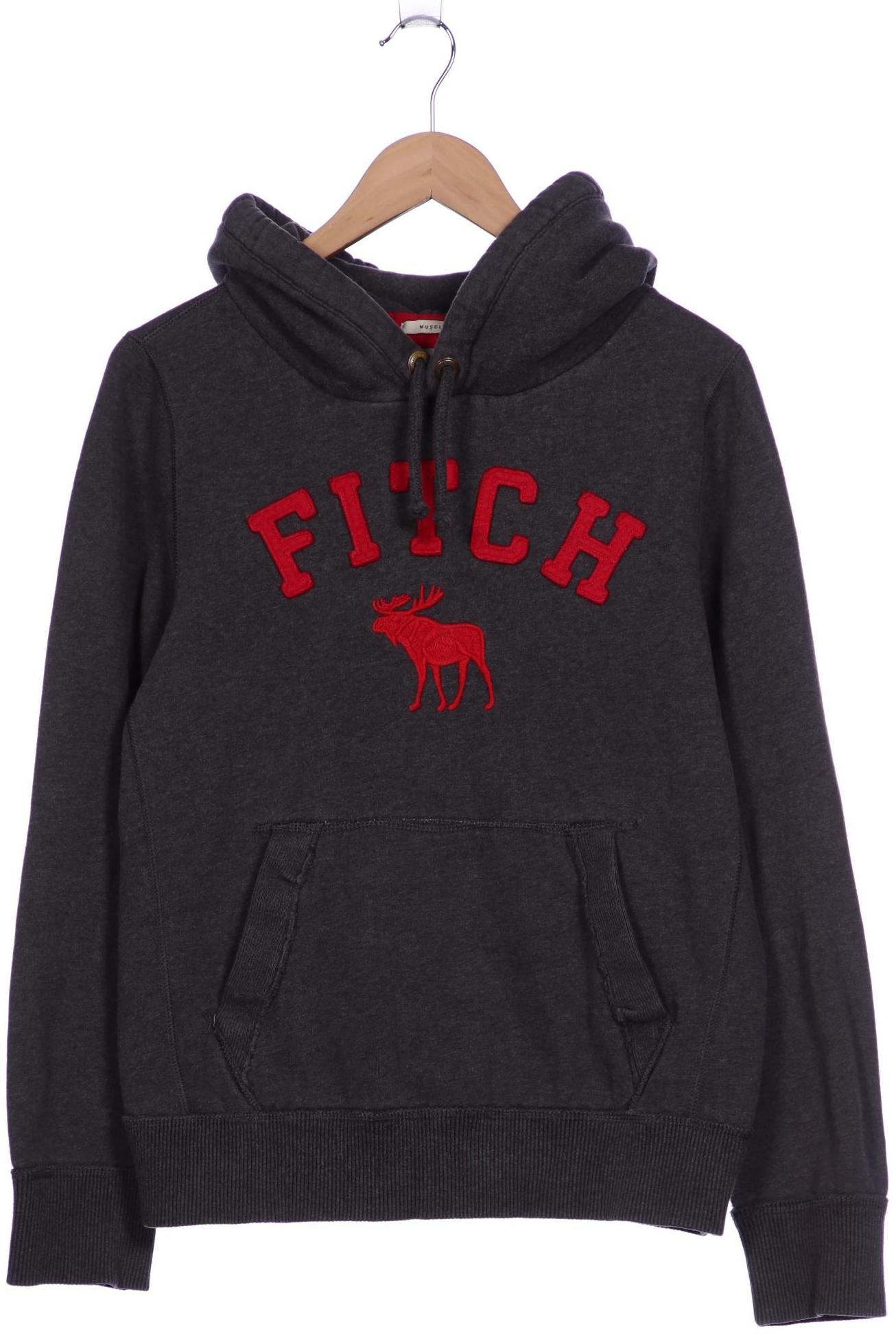 

Abercrombie & Fitch Herren Kapuzenpullover, grau, Gr. 54