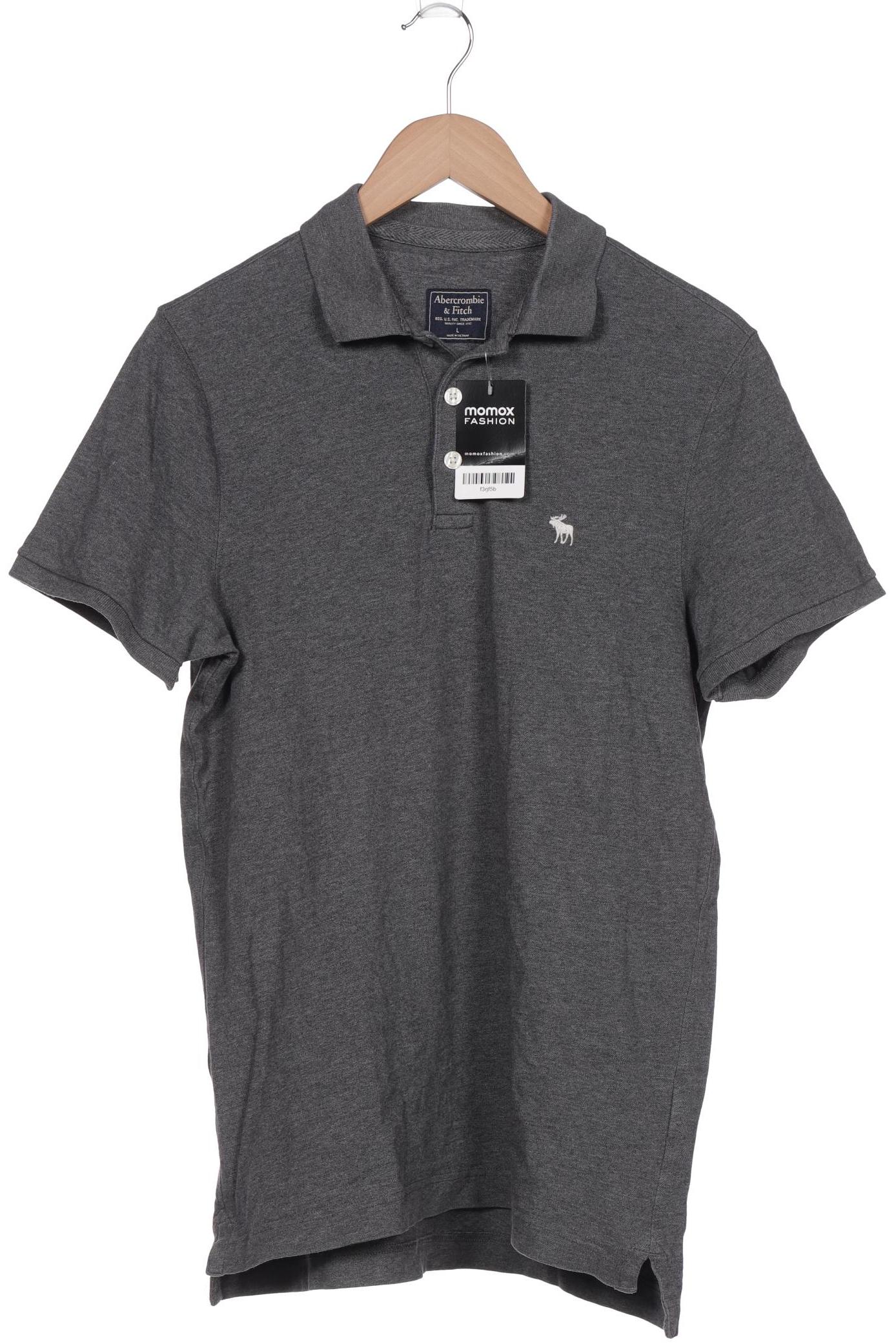 

Abercrombie & Fitch Herren Poloshirt, grau