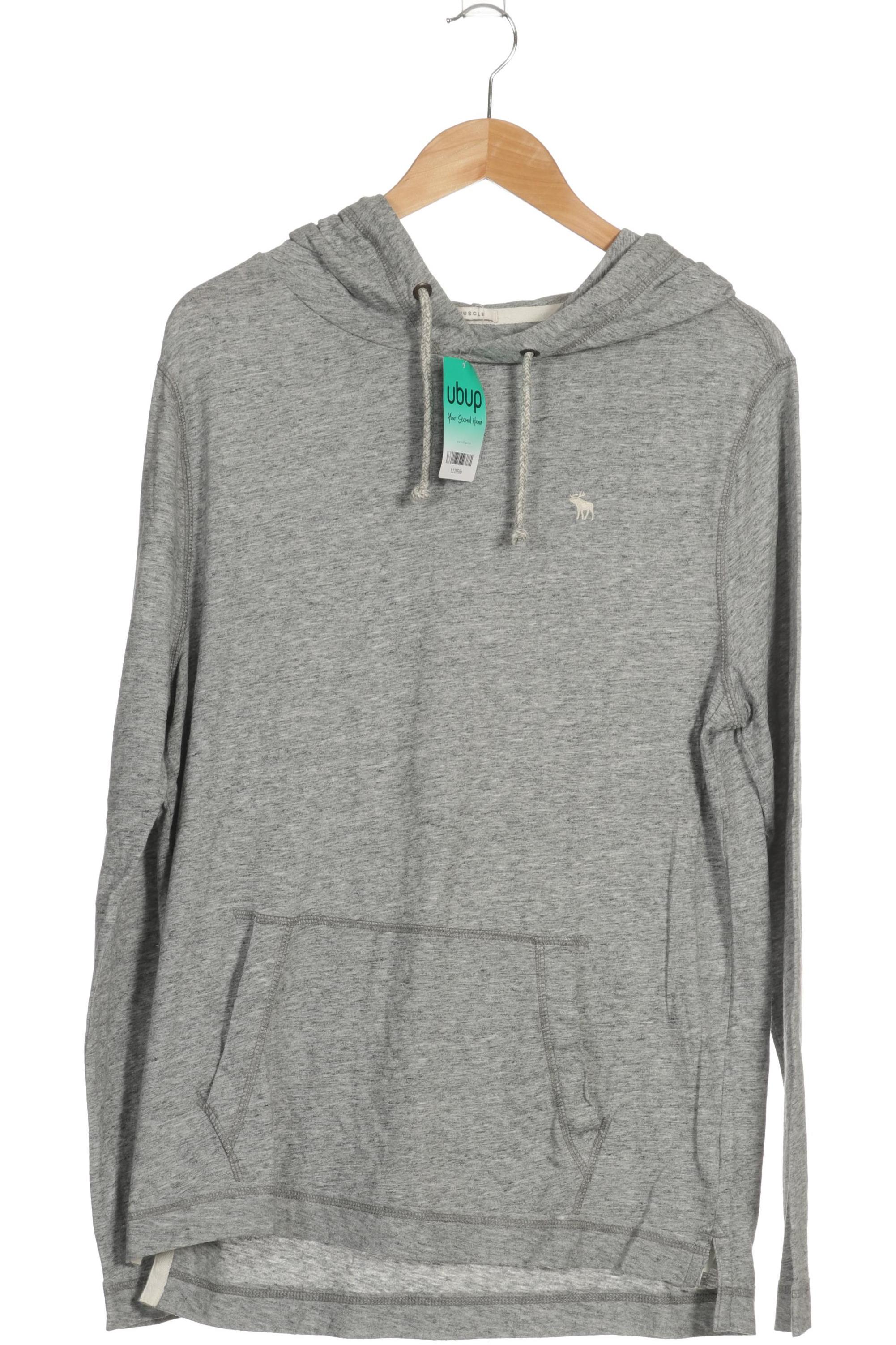 

Abercrombie & Fitch Herren Kapuzenpullover, grau, Gr. 48