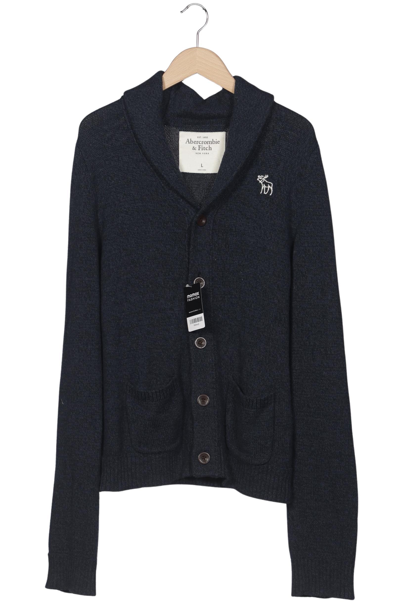 

Abercrombie & Fitch Herren Strickjacke, marineblau, Gr. 52