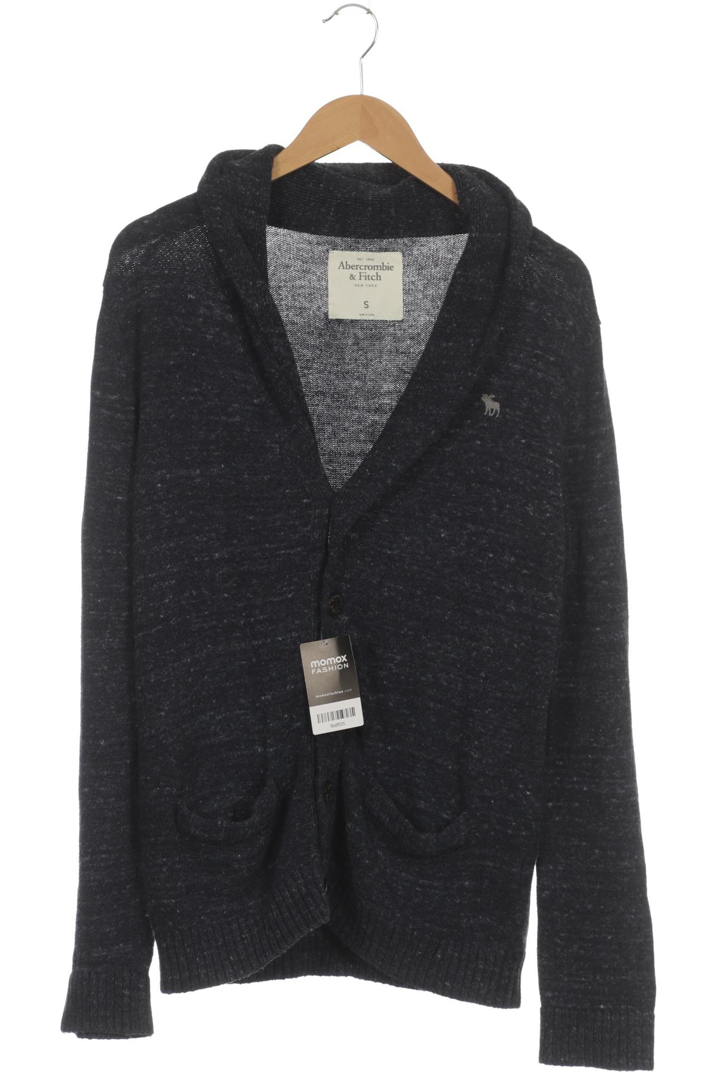 

Abercrombie & Fitch Herren Strickjacke, blau, Gr. 46