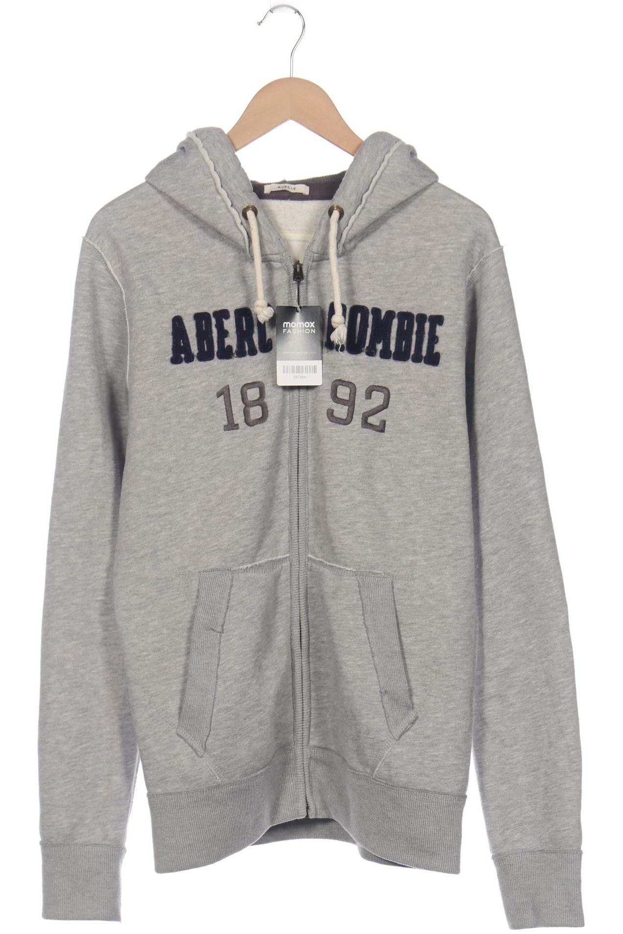 

Abercrombie & Fitch Herren Kapuzenpullover, grau, Gr. 52