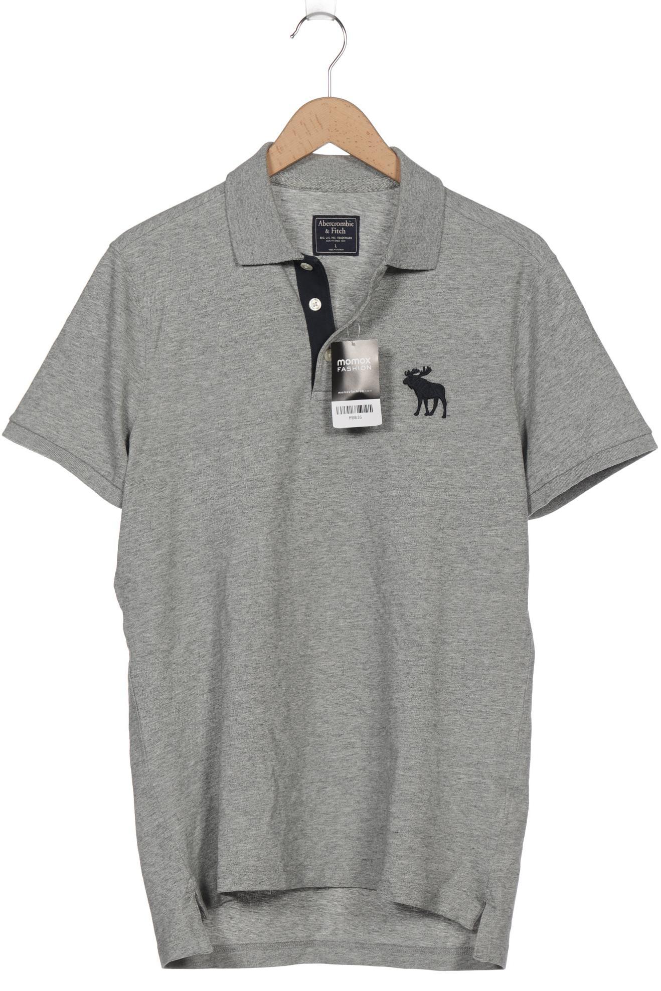 

Abercrombie & Fitch Herren Poloshirt, grau
