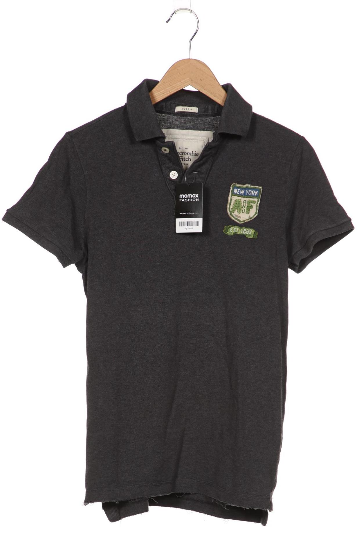 

Abercrombie & Fitch Herren Poloshirt, grau