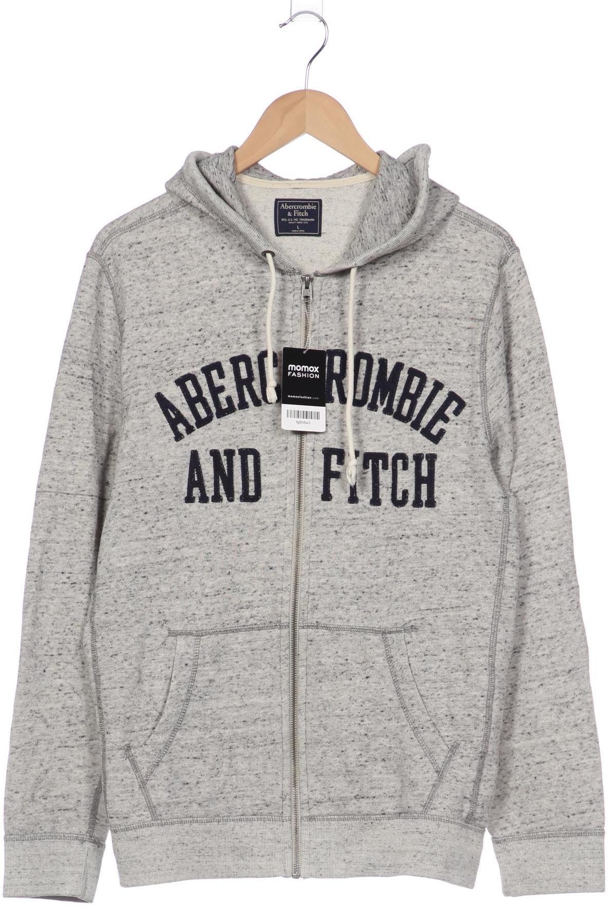 

Abercrombie & Fitch Herren Kapuzenpullover, grau, Gr. 52