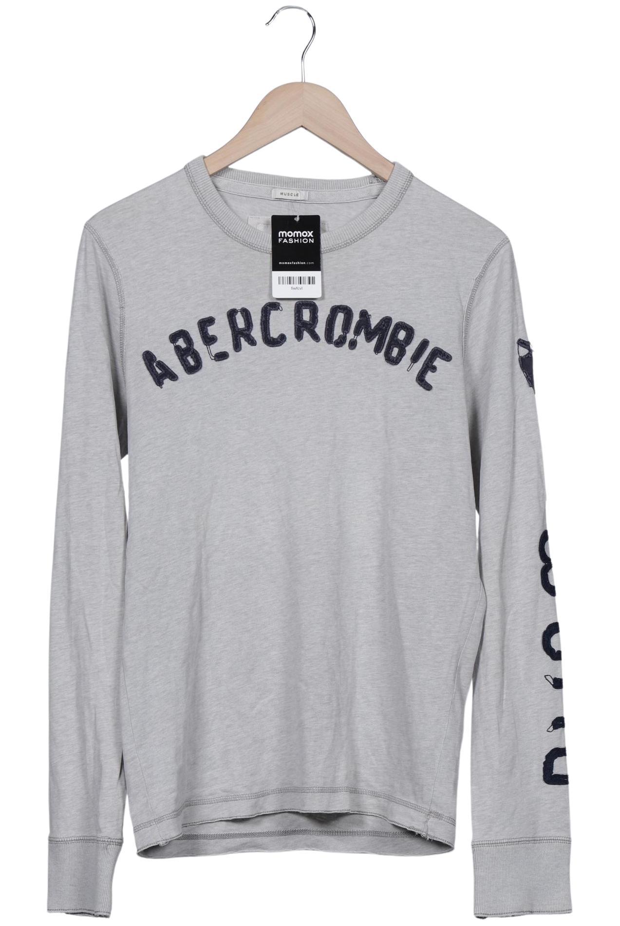 

Abercrombie & Fitch Herren Langarmshirt, grau, Gr. 46