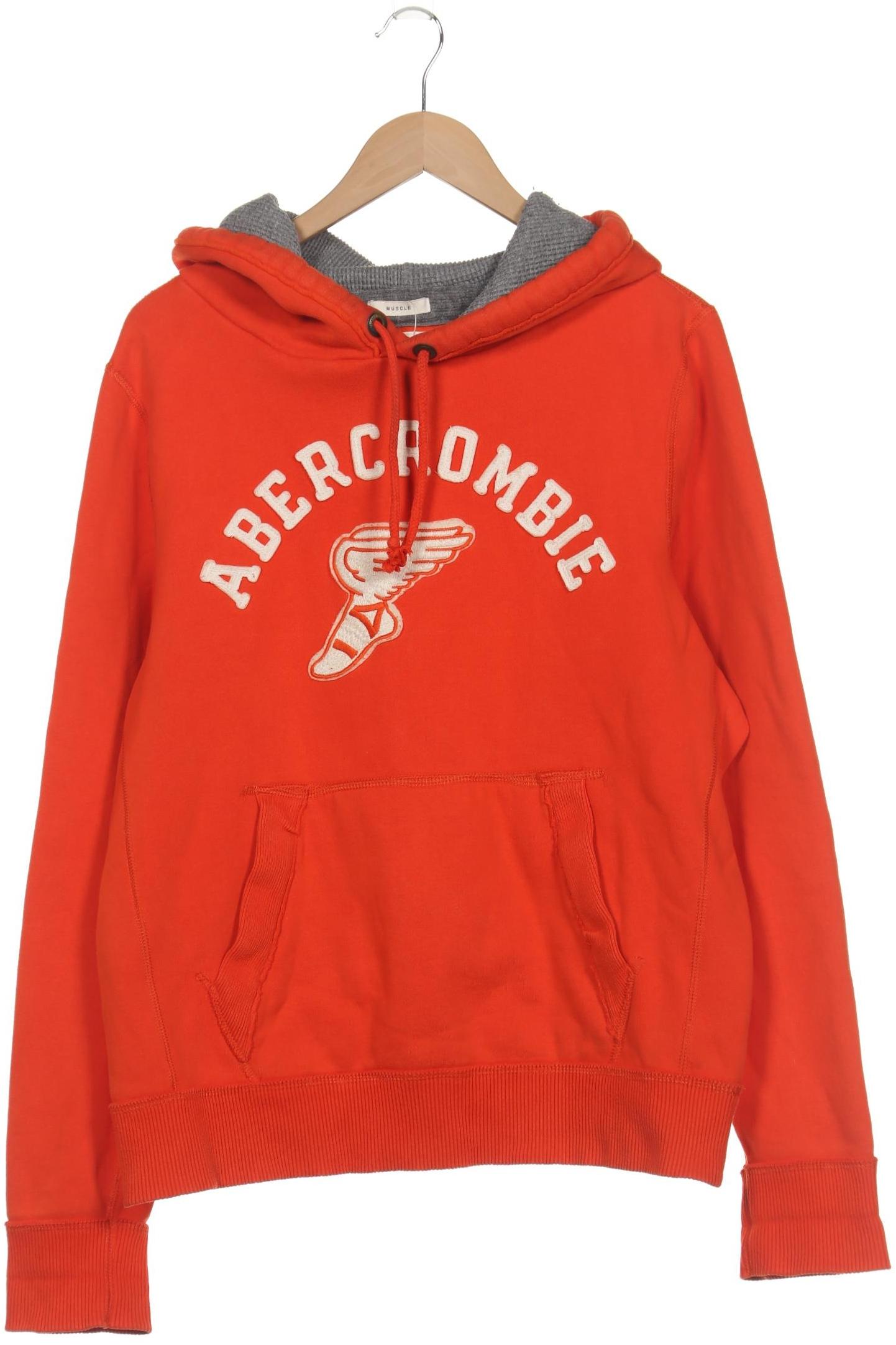 

Abercrombie & Fitch Herren Kapuzenpullover, orange, Gr. 56