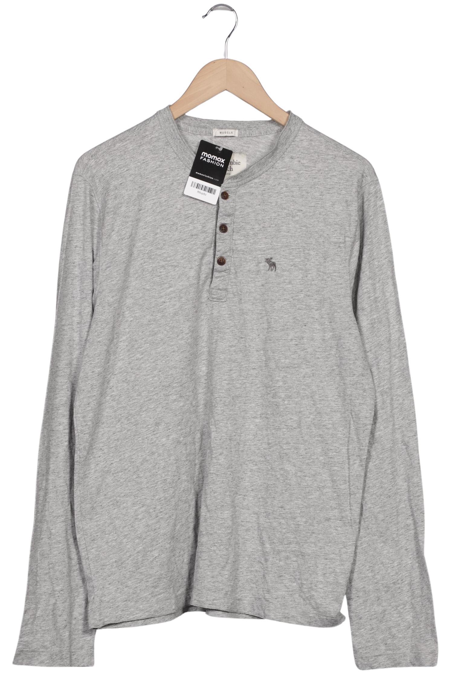

Abercrombie & Fitch Herren Langarmshirt, grau, Gr. 52