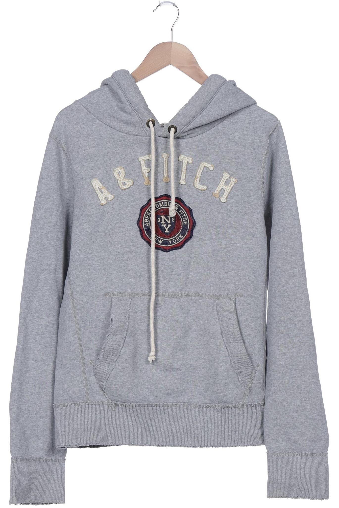 

Abercrombie & Fitch Herren Kapuzenpullover, grau, Gr. 48