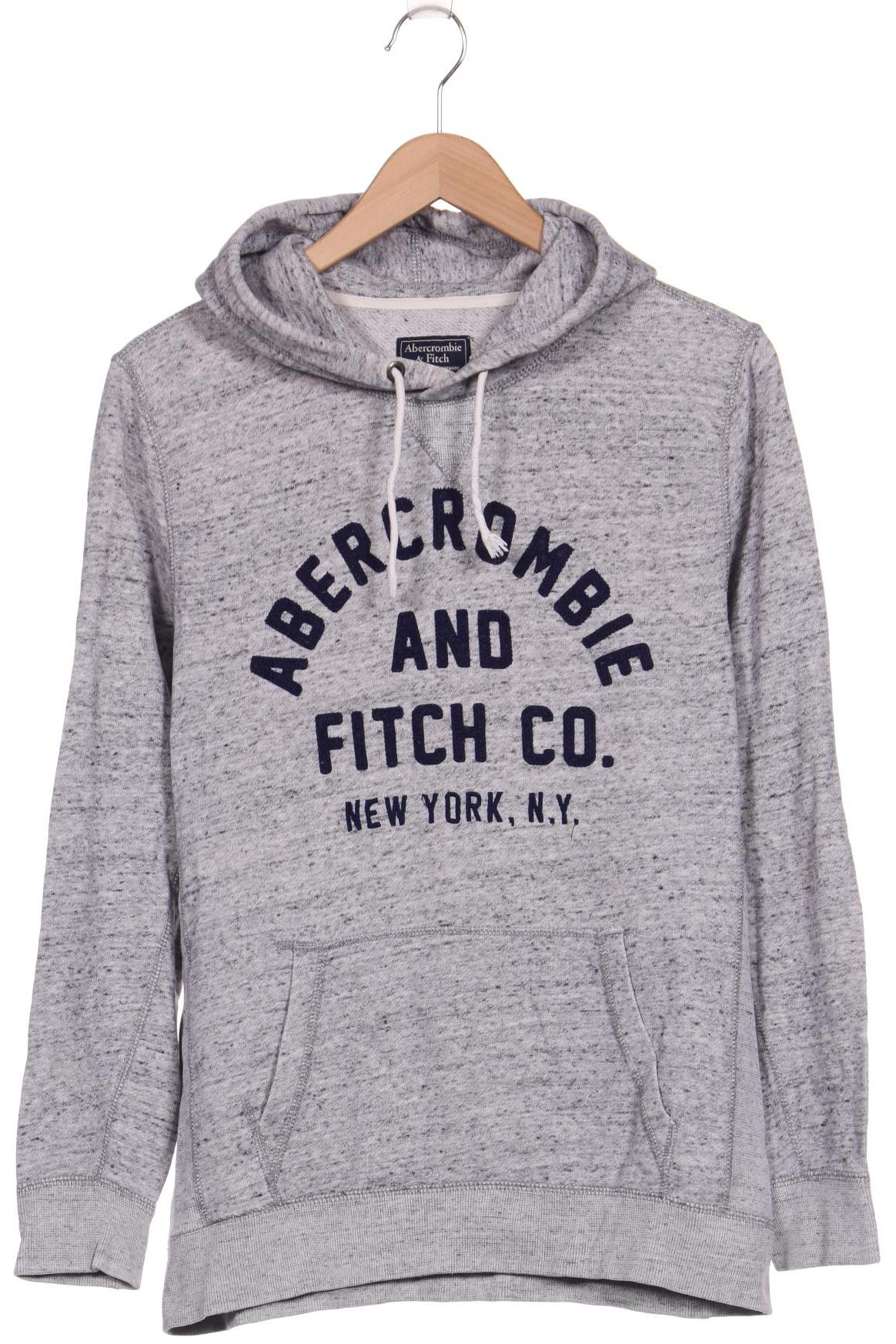 

Abercrombie & Fitch Herren Kapuzenpullover, grau