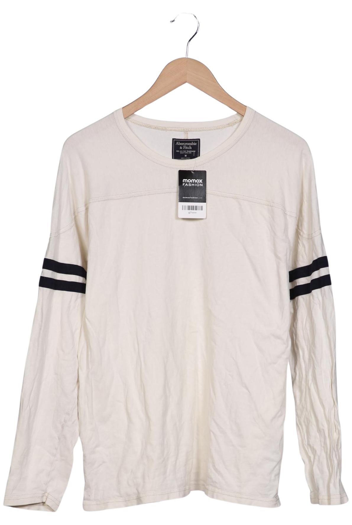 

Abercrombie & Fitch Herren Langarmshirt, cremeweiß, Gr. 48