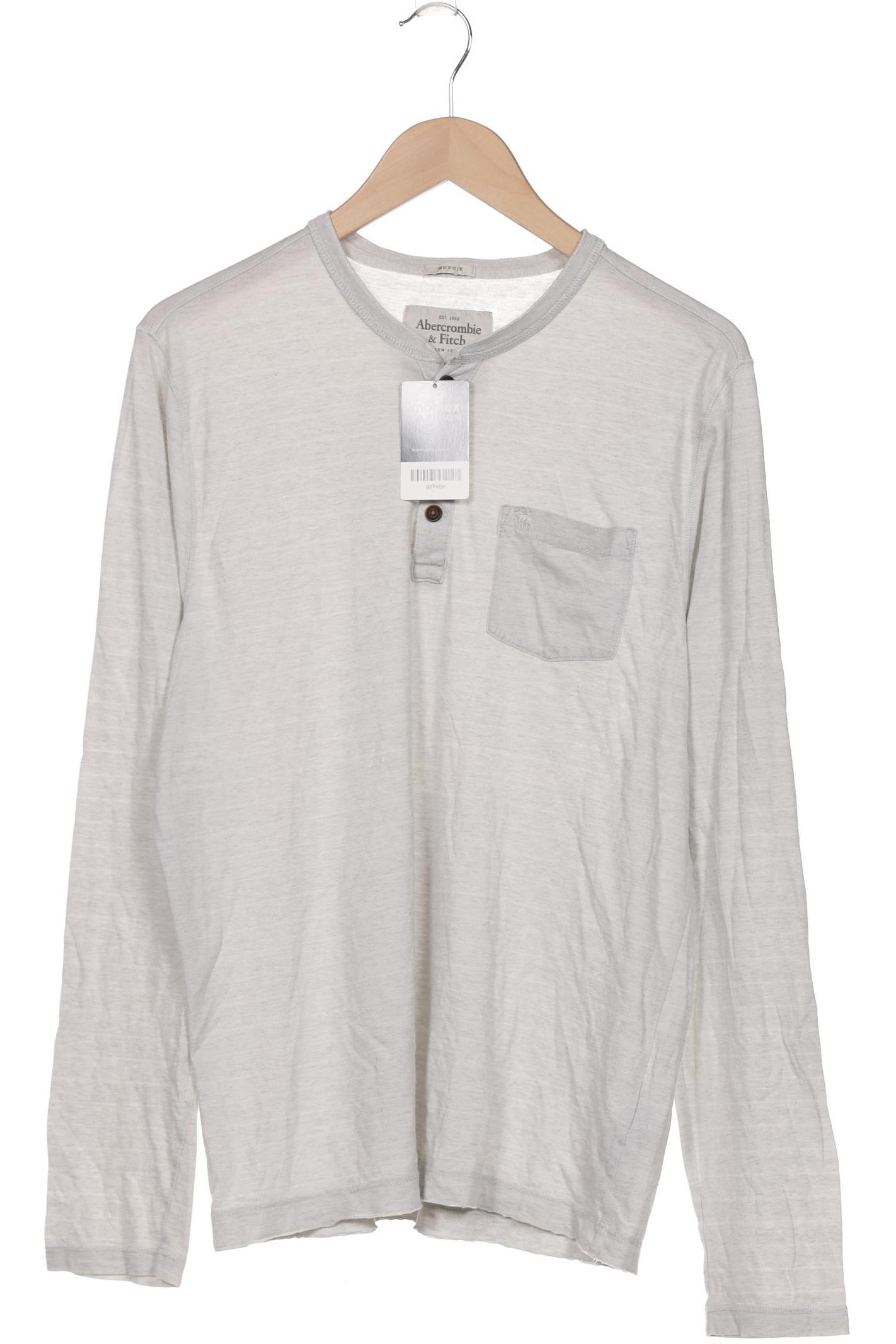 

Abercrombie & Fitch Herren Langarmshirt, grau, Gr. 52