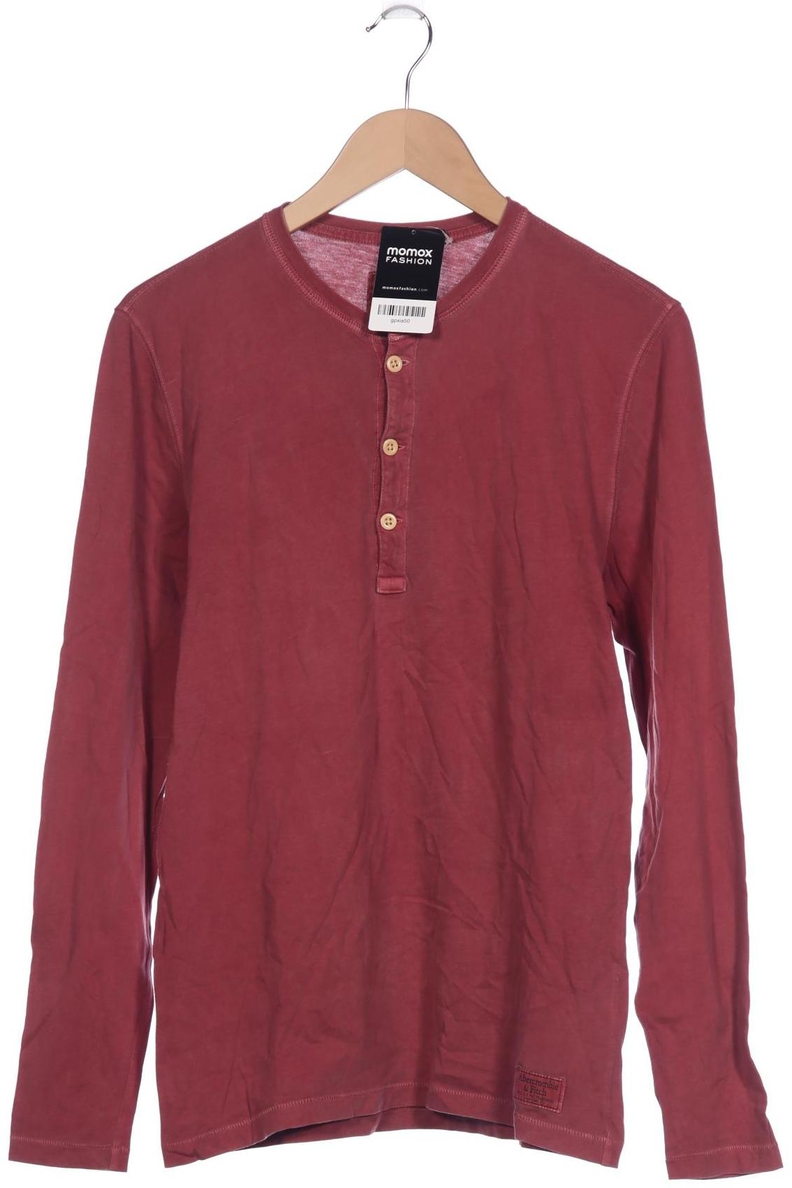 

Abercrombie & Fitch Herren Langarmshirt, rot, Gr. 46