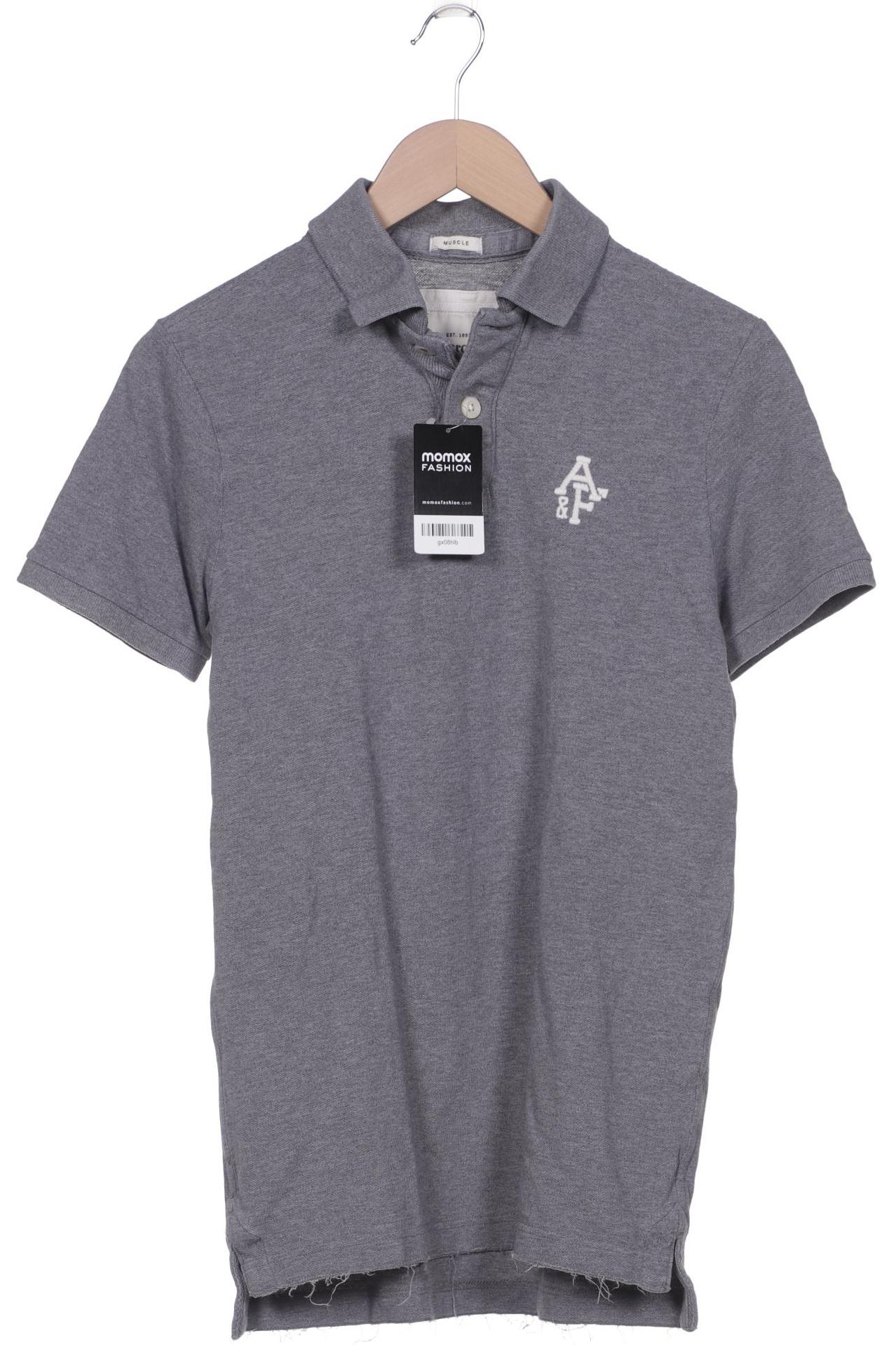 

Abercrombie & Fitch Herren Poloshirt, grau