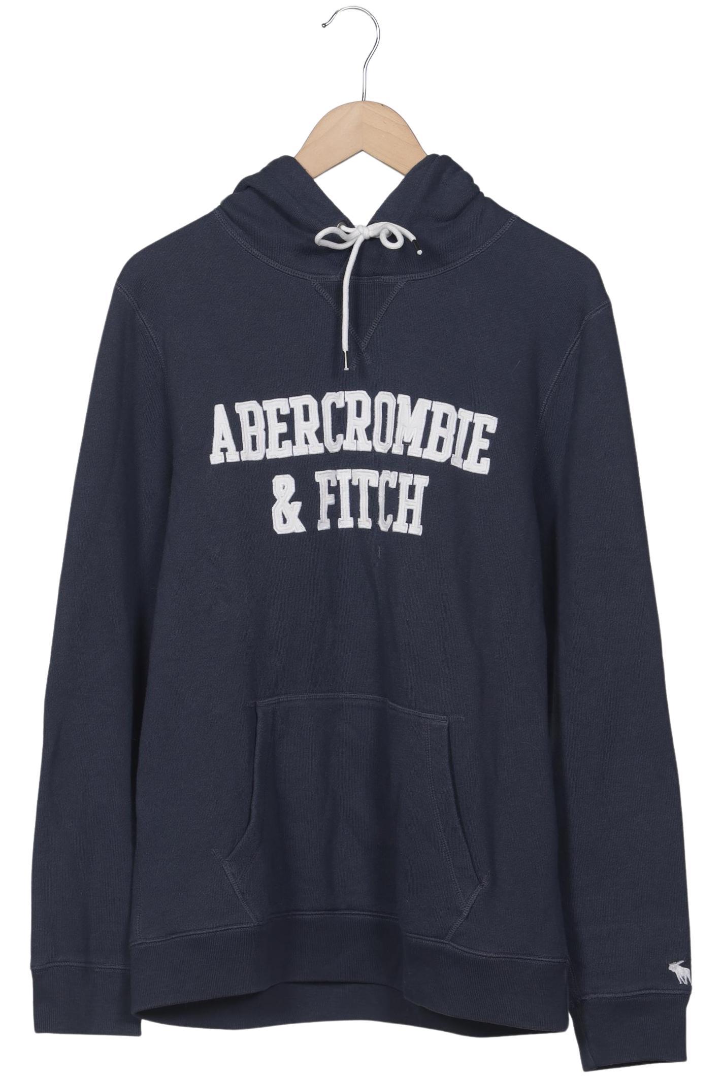 

Abercrombie & Fitch Herren Kapuzenpullover, marineblau, Gr. 48