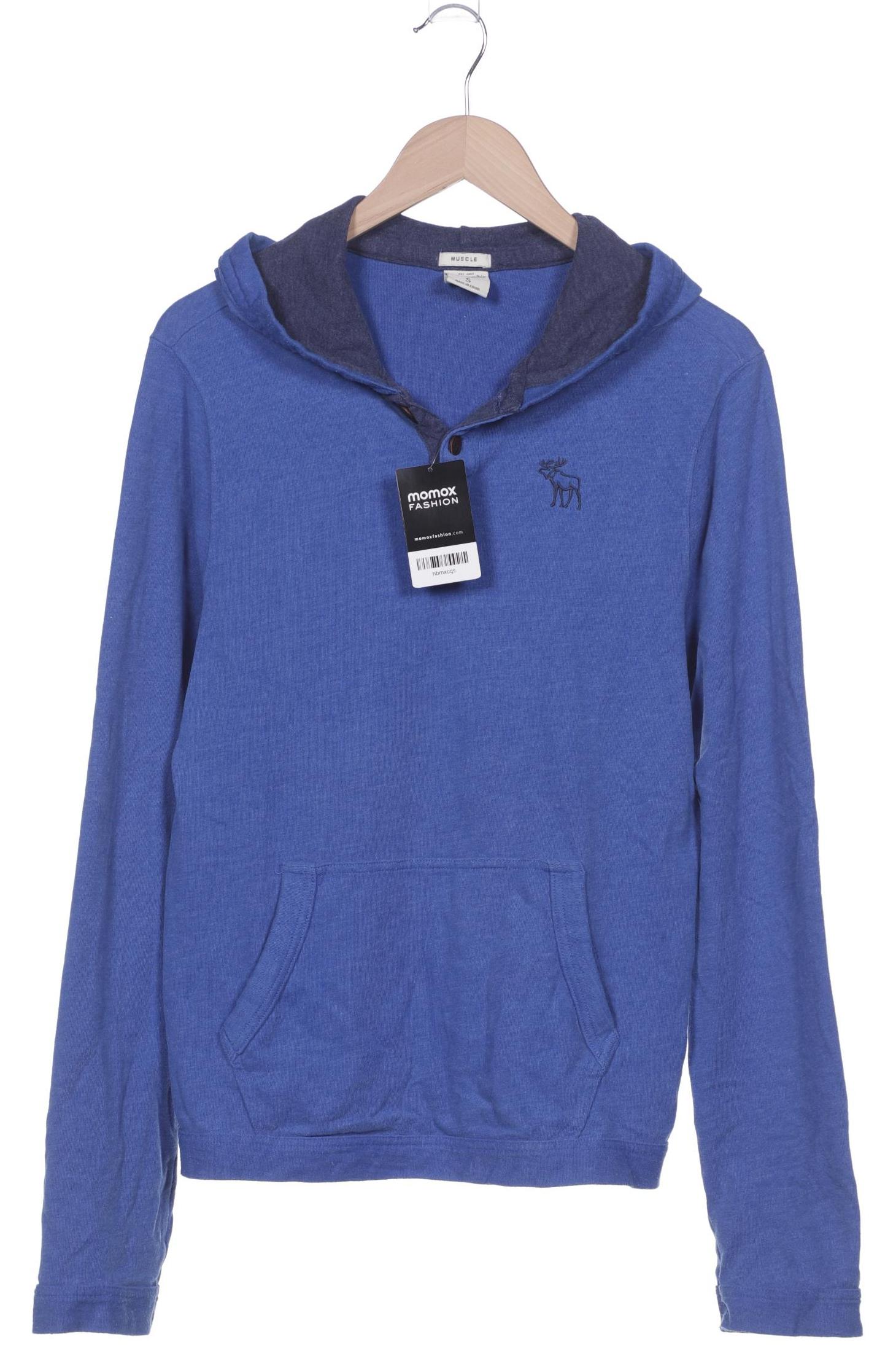 

Abercrombie & Fitch Herren Kapuzenpullover, blau, Gr. 46