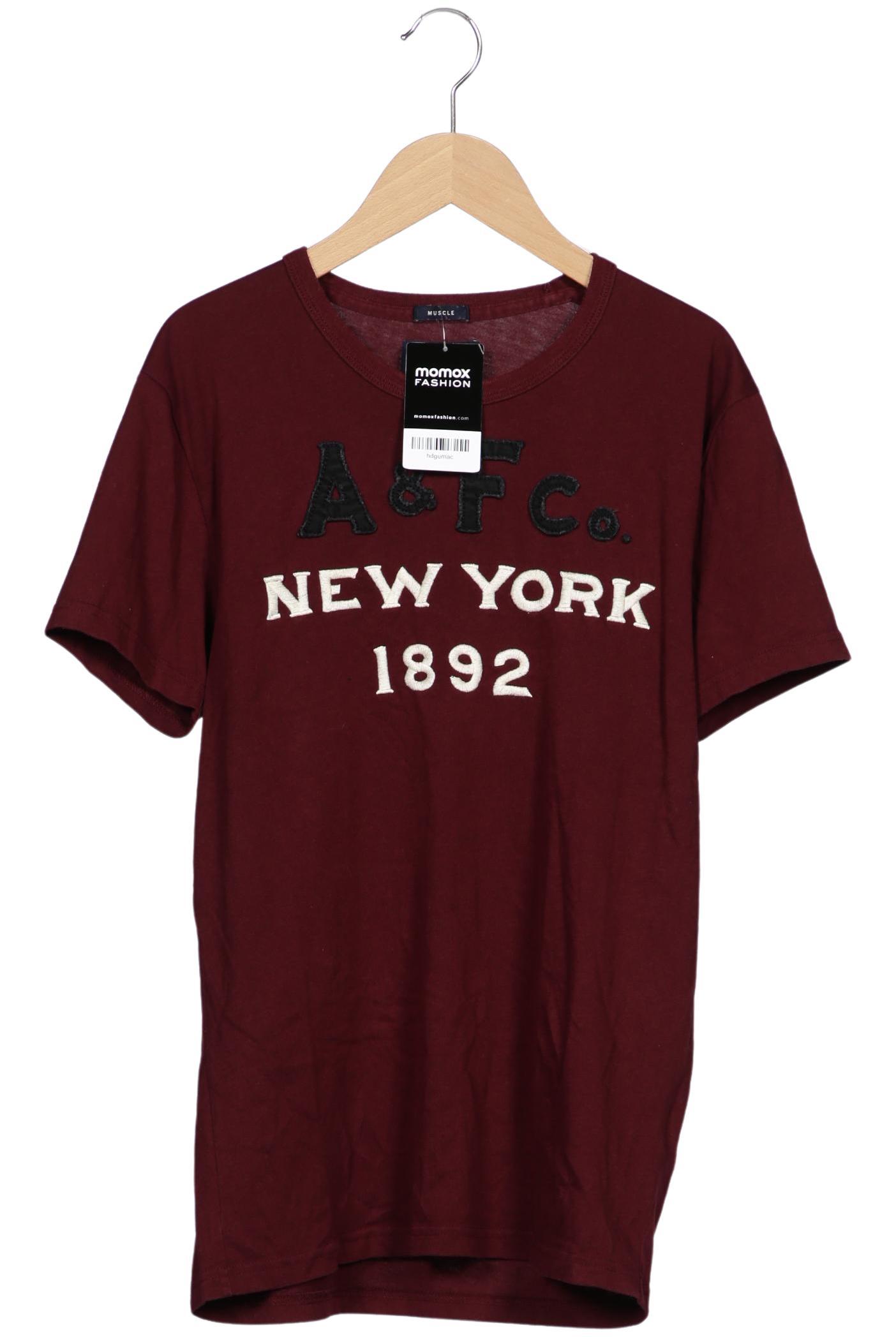 

Abercrombie & Fitch Herren T-Shirt, bordeaux, Gr. 46