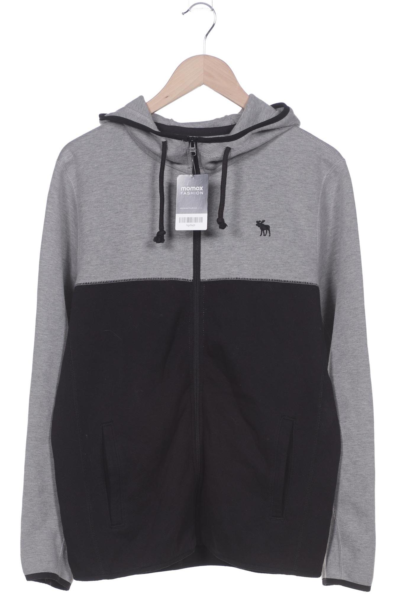 

Abercrombie & Fitch Herren Kapuzenpullover, grau, Gr. 48