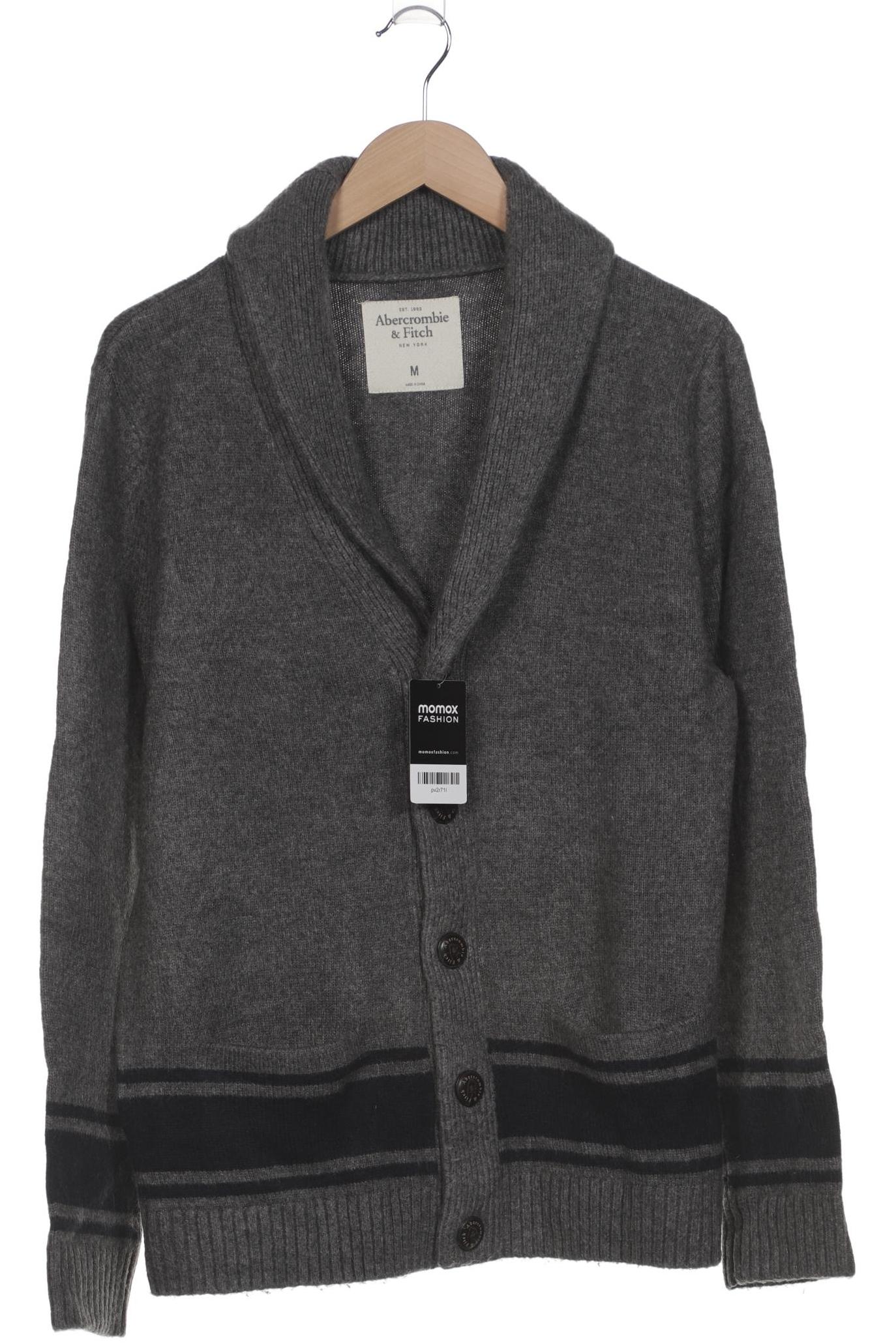 

Abercrombie & Fitch Herren Strickjacke, grau, Gr. 48