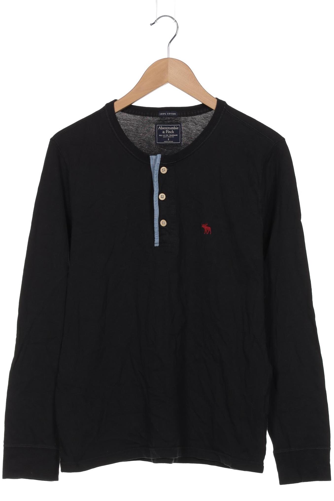 

Abercrombie & Fitch Herren Langarmshirt, schwarz, Gr. 46