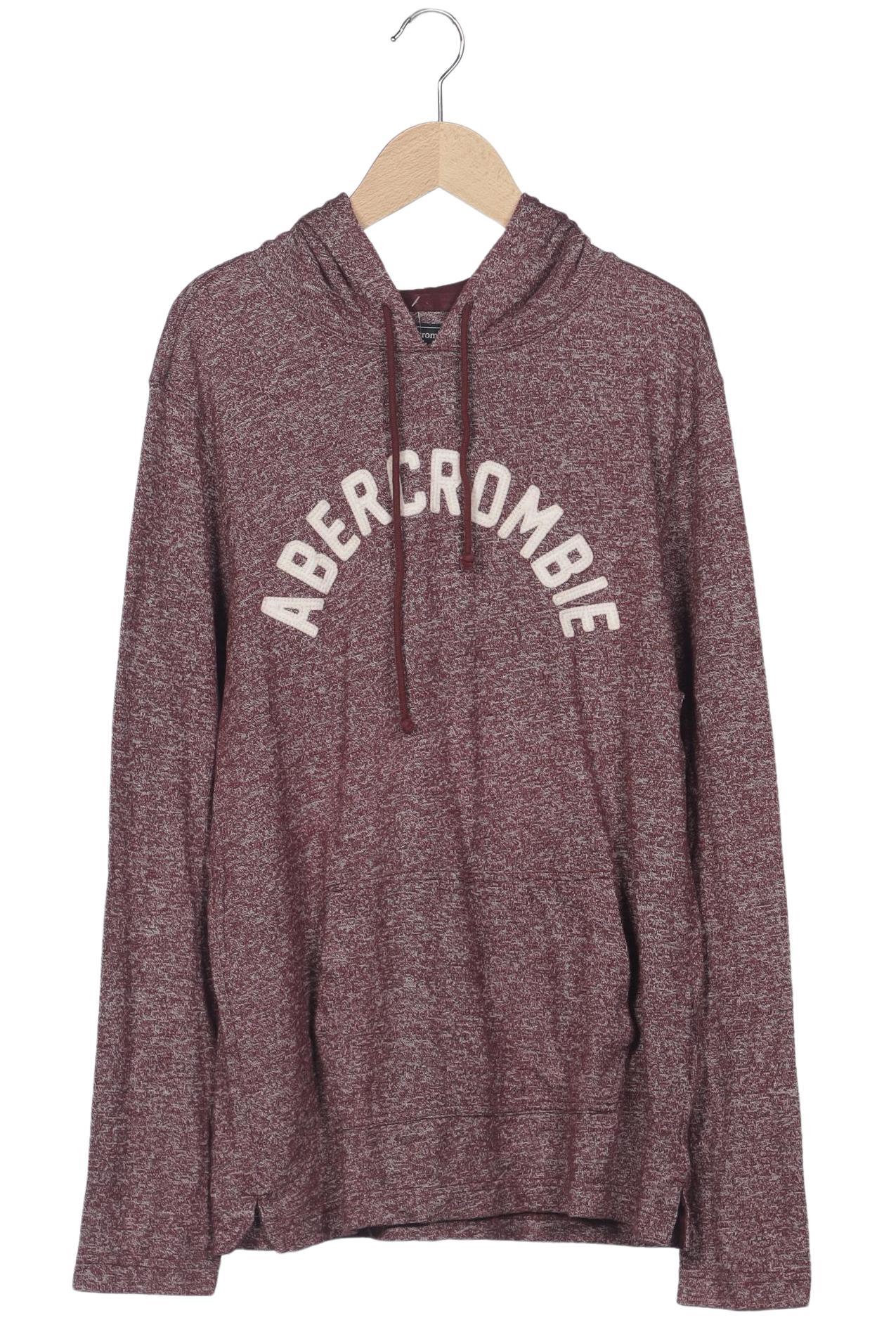 

Abercrombie & Fitch Herren Kapuzenpullover, bordeaux, Gr. 46