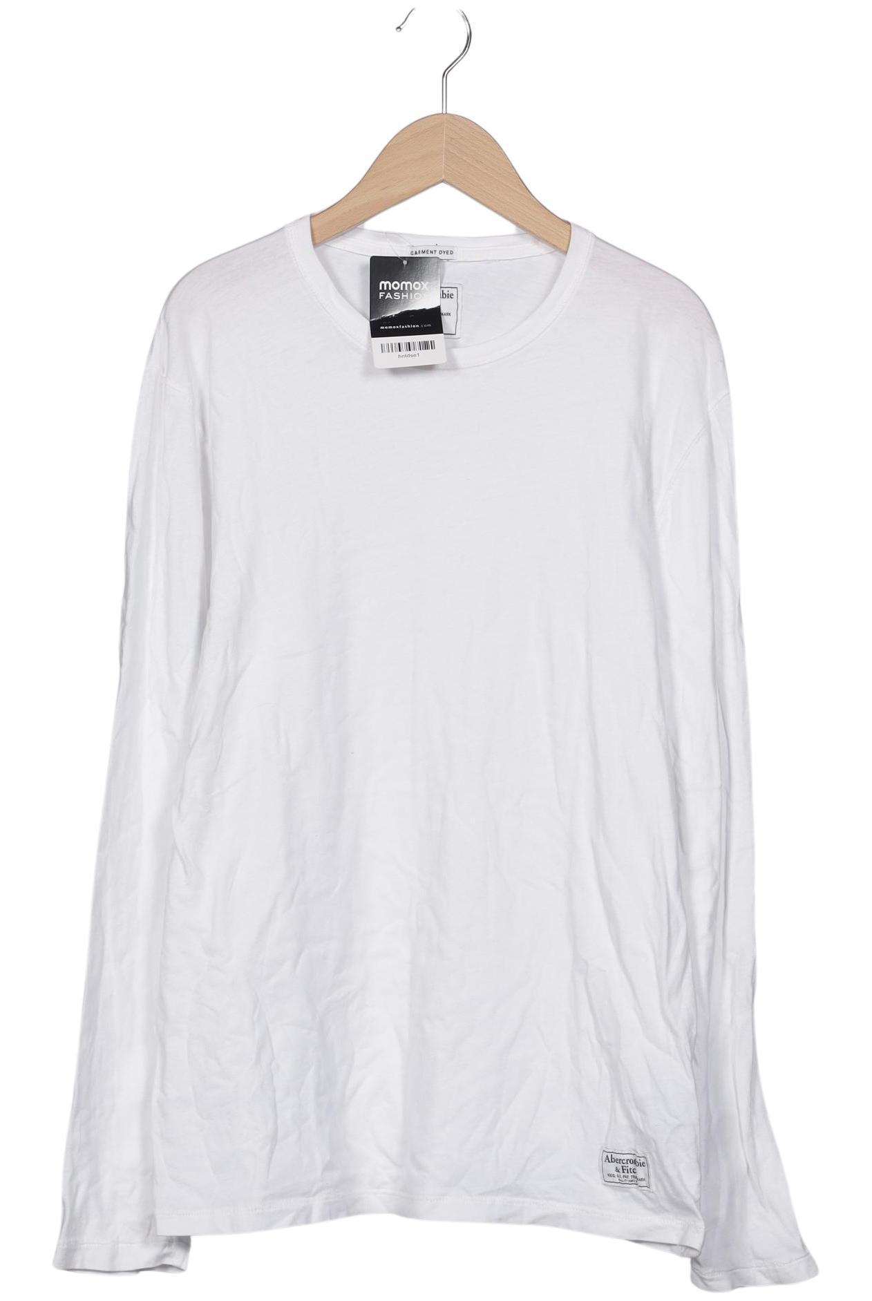 

Abercrombie & Fitch Herren Langarmshirt, weiß, Gr. 46