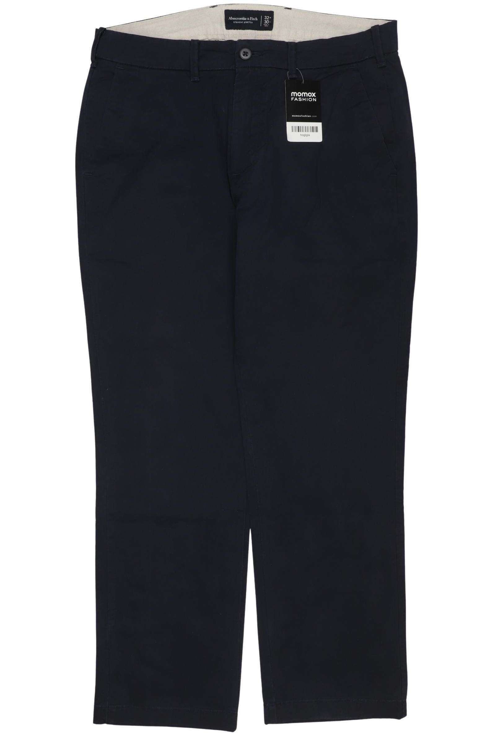 

Abercrombie & Fitch Herren Stoffhose, marineblau, Gr. 32