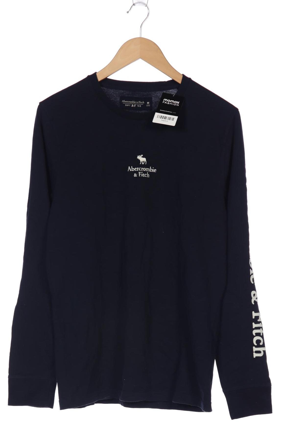 

Abercrombie & Fitch Herren Langarmshirt, marineblau