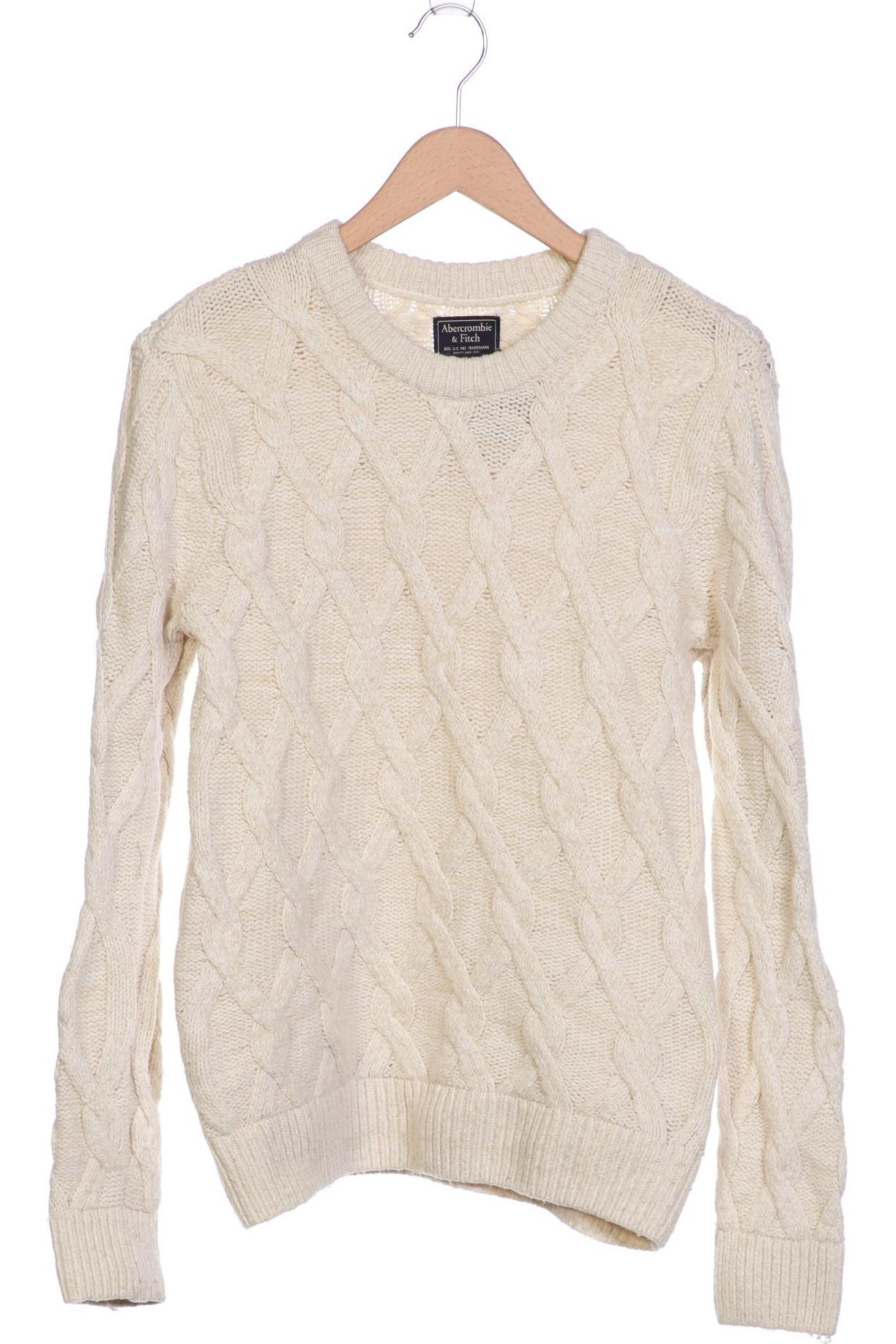 

Abercrombie & Fitch Herren Pullover, cremeweiß