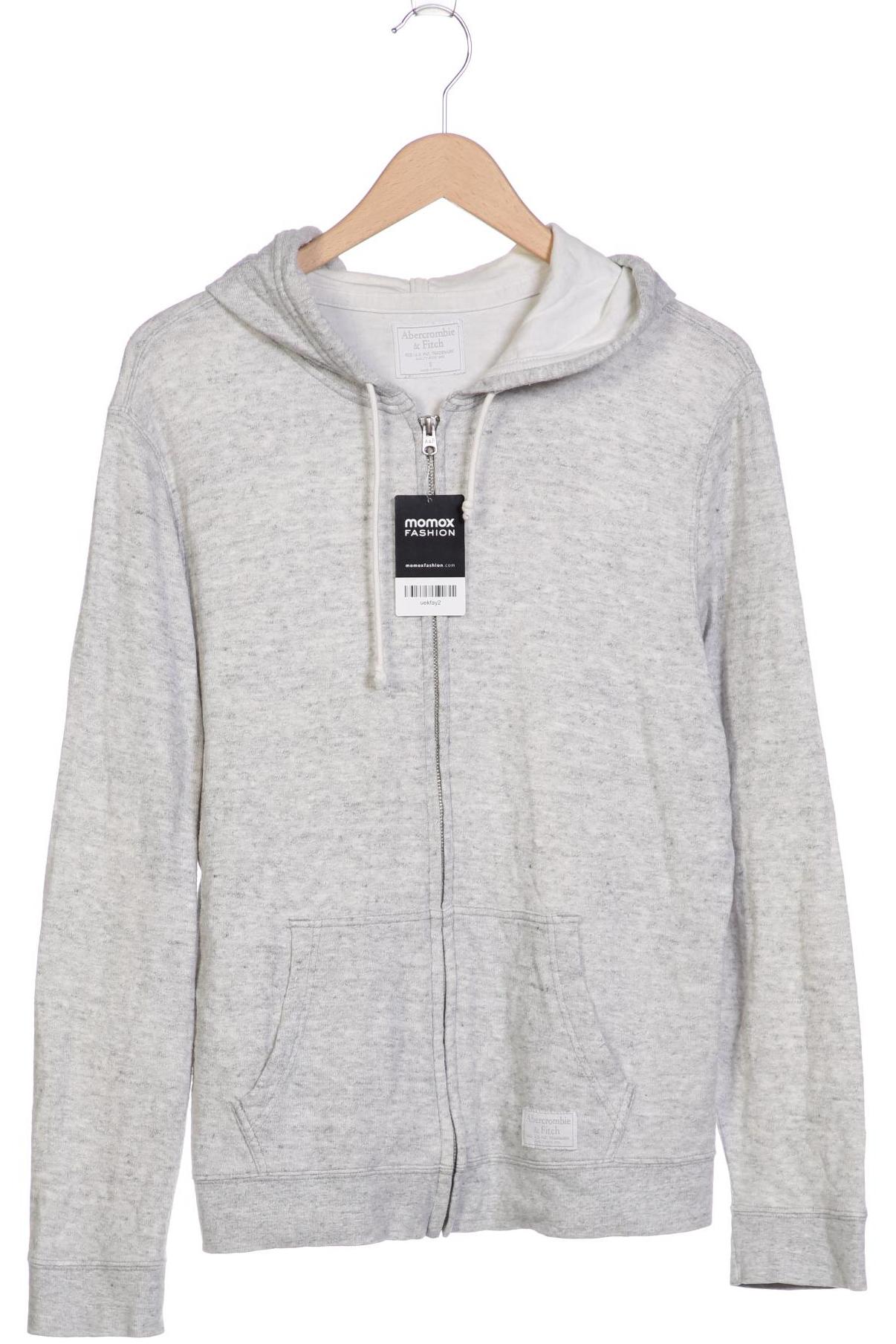 

Abercrombie & Fitch Herren Kapuzenpullover, grau, Gr. 46