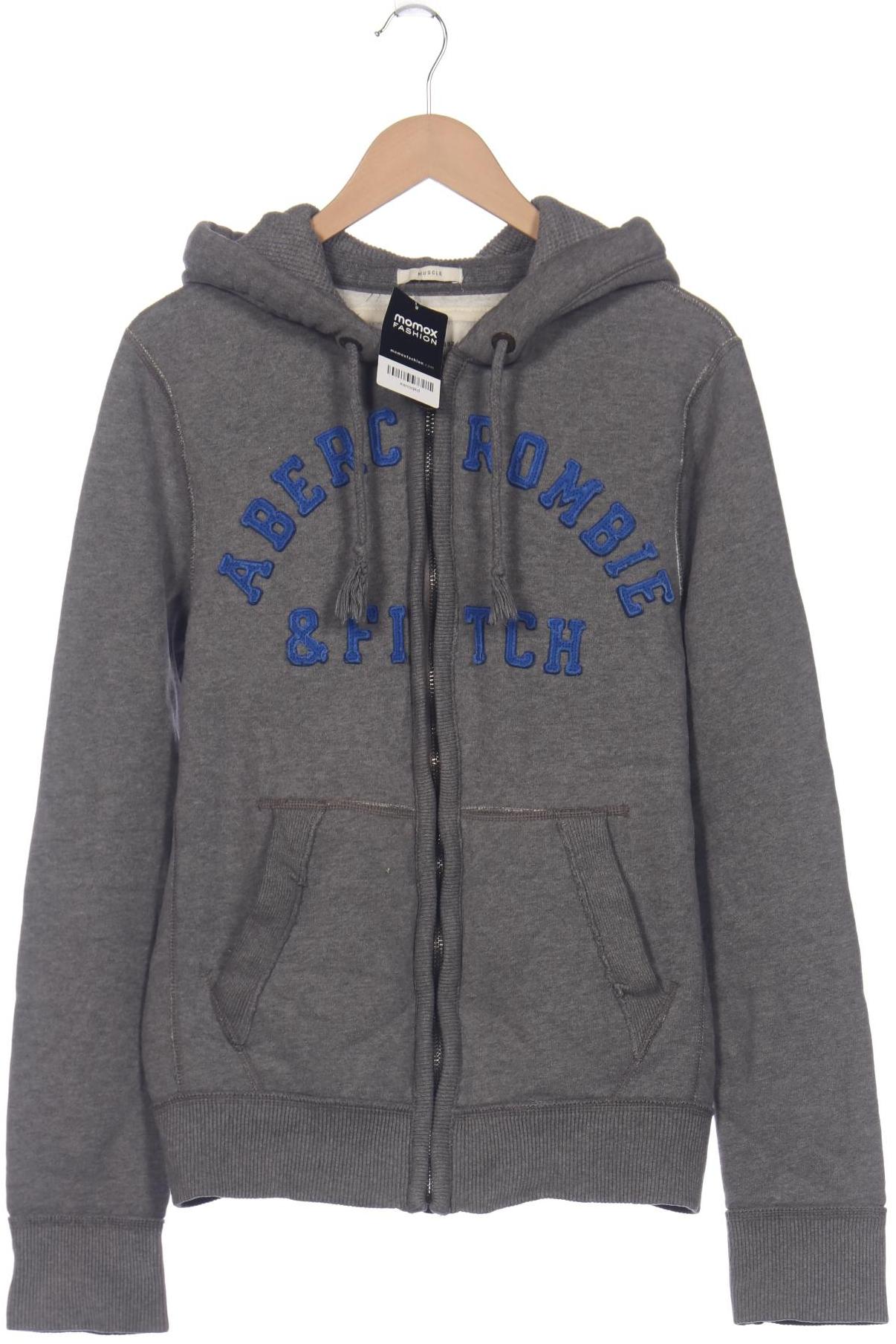 

Abercrombie & Fitch Herren Kapuzenpullover, grau, Gr. 52
